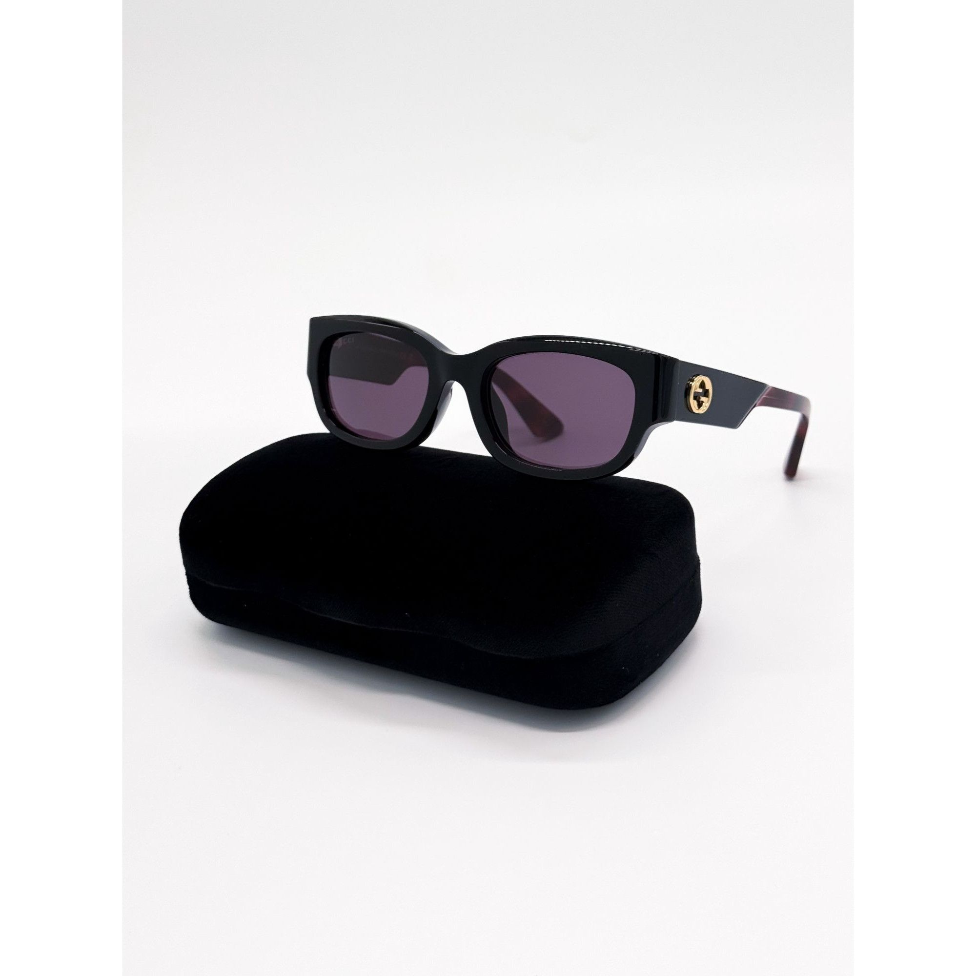 Gucci NEW GUCCI SUNGLASSES GG1667SK 003 BLACK/HAVANA SQUARE UNISEX Size ONE SIZE - 1 Thumbnail