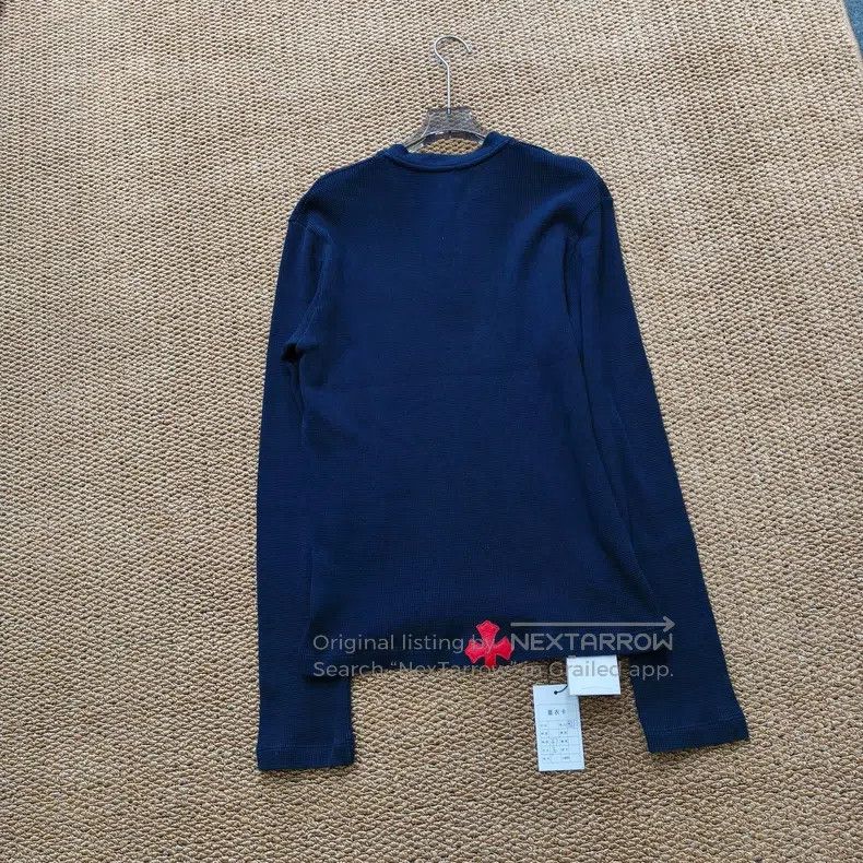 CHROME HEARTS Size S Three silver buttons and cross skin Wa