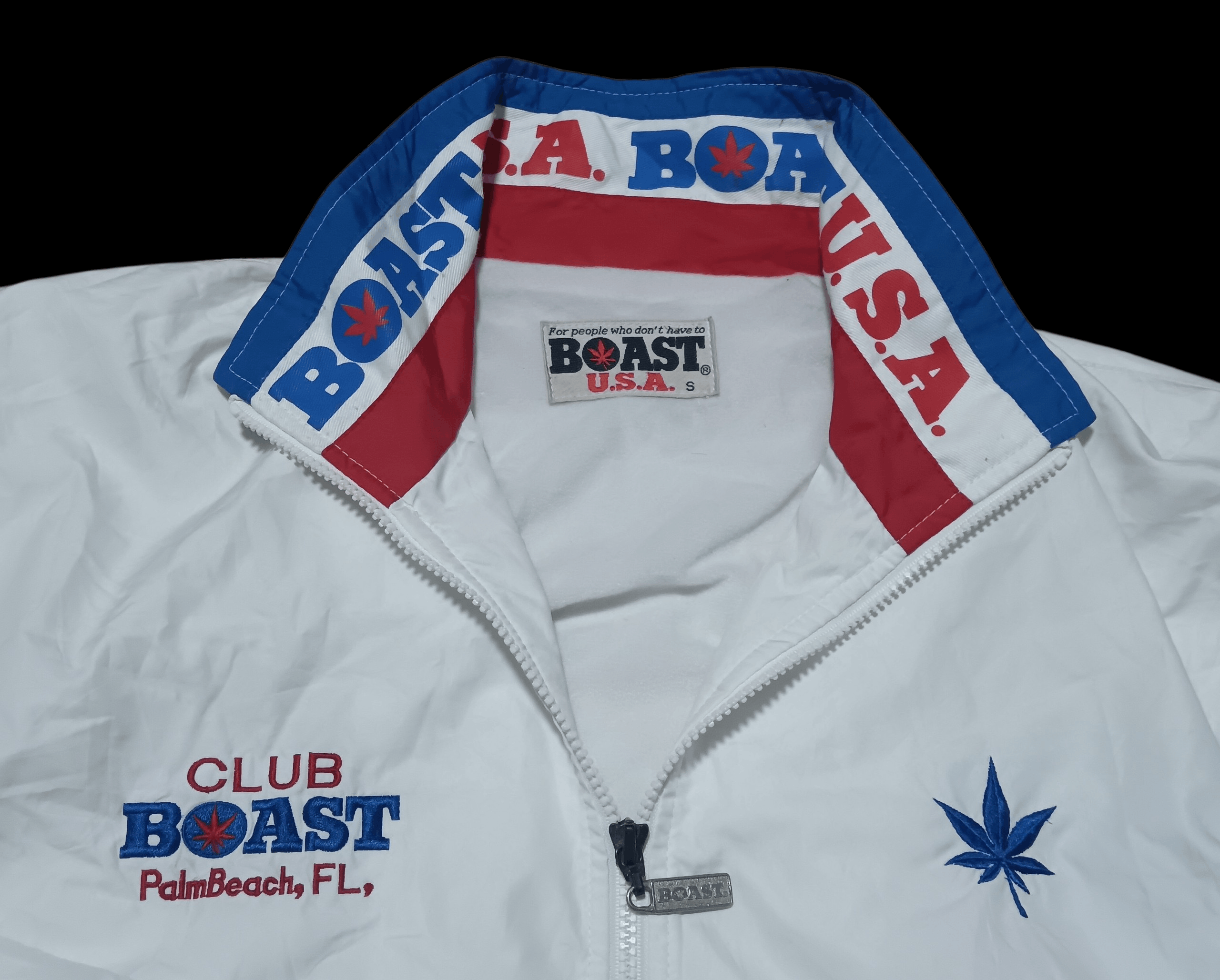 Boast VINTAGE BOAST USA PALM BEACH, FL, WINDBREAKER JACKET Size US S / EU 44-46 / 1 - 2 Thumbnail