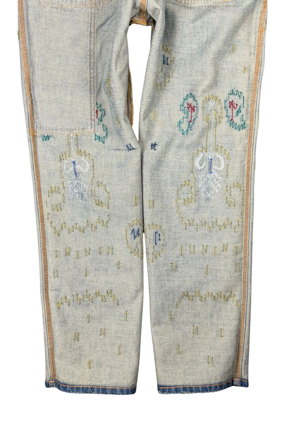 Ralph Lauren Purple Label Ralph Lauren Purple Label Hand-Beaded Artisanal Denim Size 28" / US 6 / IT 42 - 21 Thumbnail