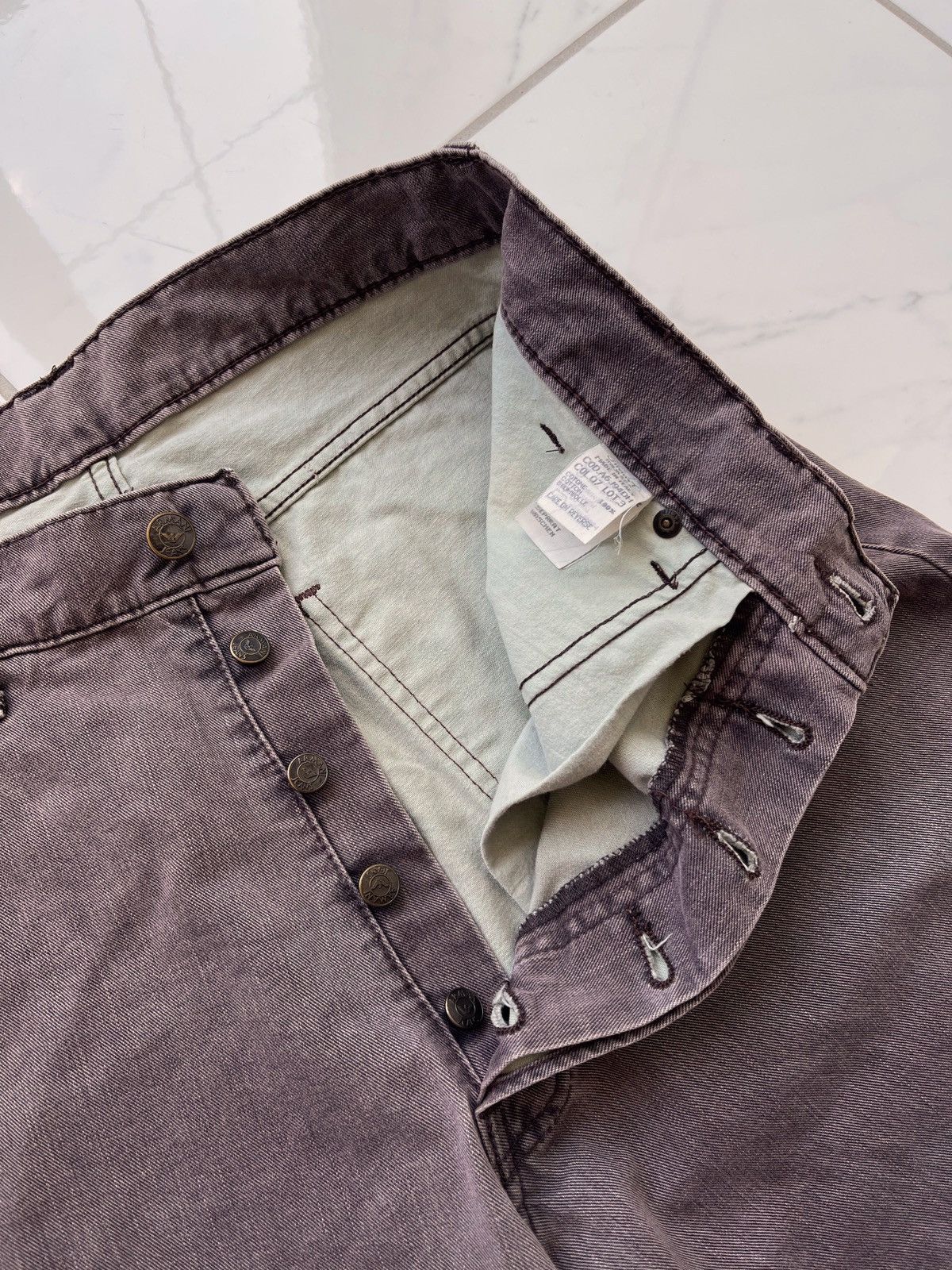 Armani × Giorgio Armani × Vintage Vintage Y2k Armani Jeans Metal Logo Size US 30 / EU 46 - 9 Thumbnail