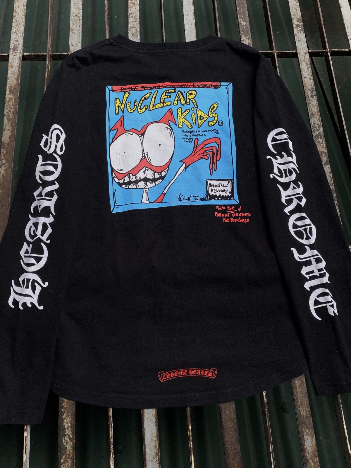Chrome Hearts RARE - Chrome Hearts Matty Boy Nuclear Kids Script Size US M / EU 48-50 / 2 - 1 Thumbnail