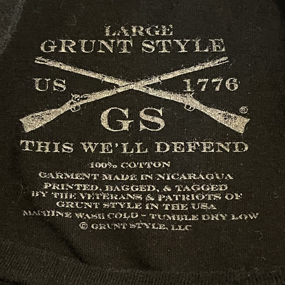 Other Grunt Style Shirt Women Large Black Crew Neck Casual Gym Tee Size L / US 10 / IT 46 - 3 Thumbnail