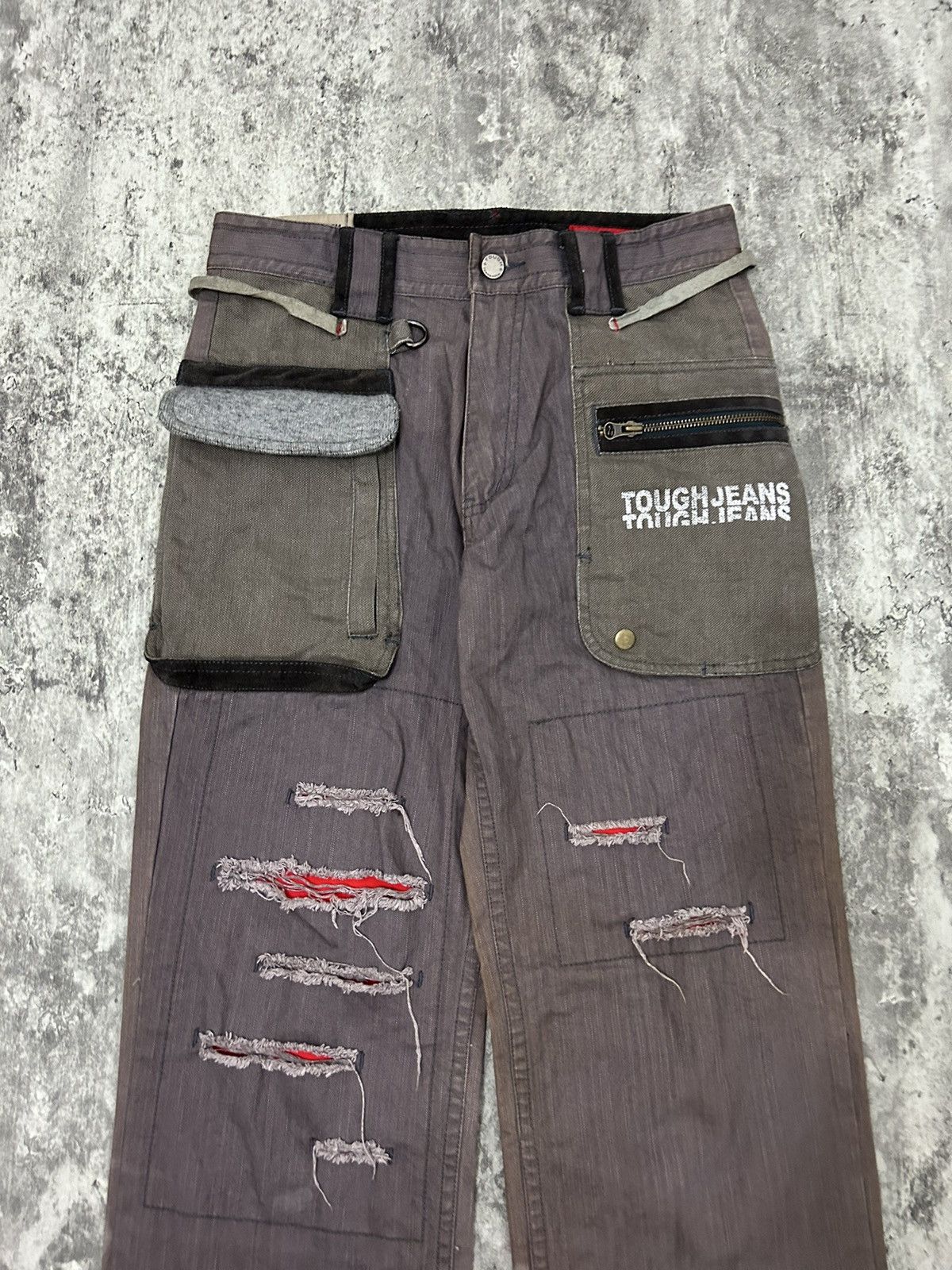 Hysteric Glamour Tough Jeans Smith Faded Distressed Pants Size US 31 - 5 Thumbnail