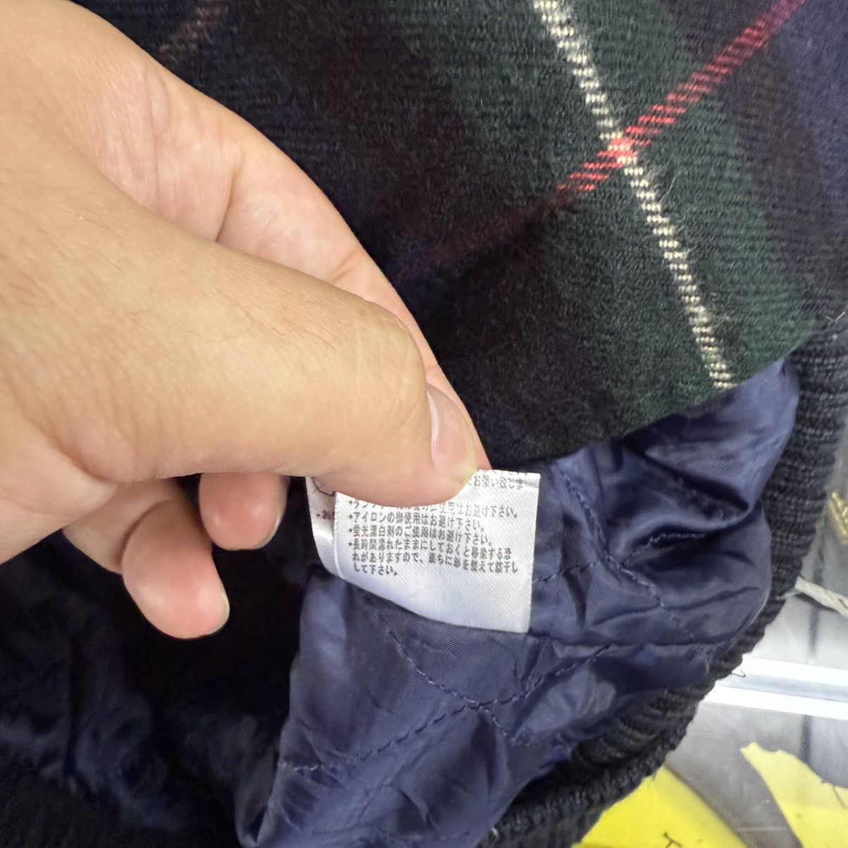 Beauty Beast Japanese Plaid Jacket Fur Hoodie Double Breasted Jacket Size US M / EU 48-50 / 2 - 10 Thumbnail