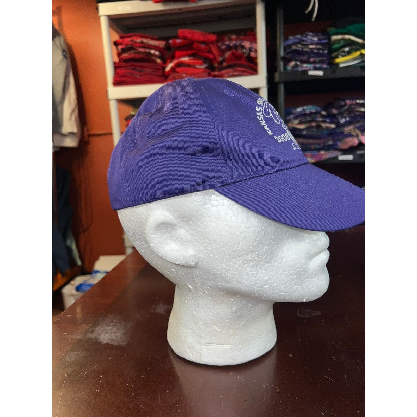 Vintage Kansas State Fair Hat Purple Rabbit 2008 Graphic Headwear Size ONE SIZE - 5 Thumbnail