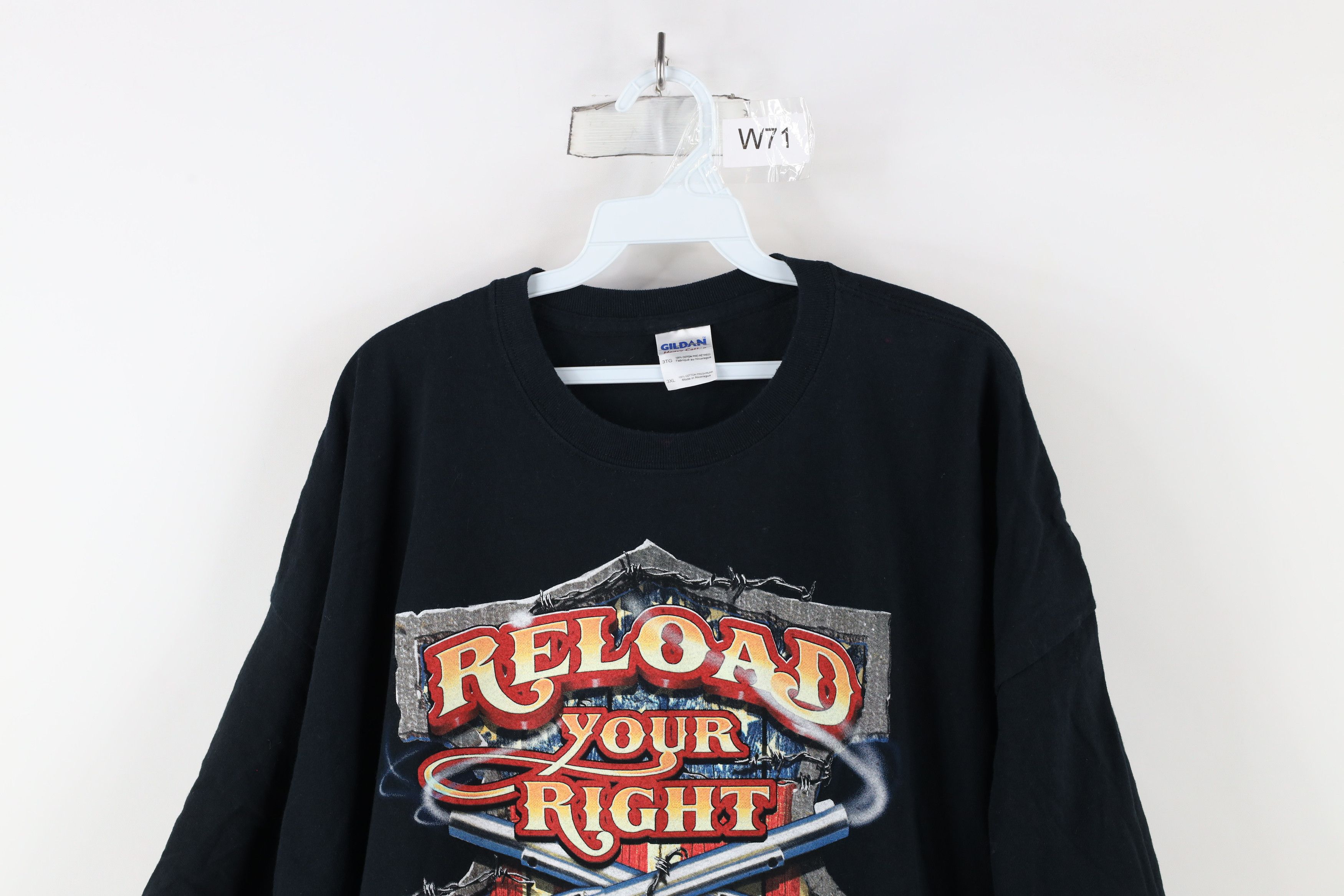 Vintage Vintage Y2K Streetwear Amendment Reload Your Right T-Shirt Size US XXL / EU 58 / 5 - 2 Thumbnail