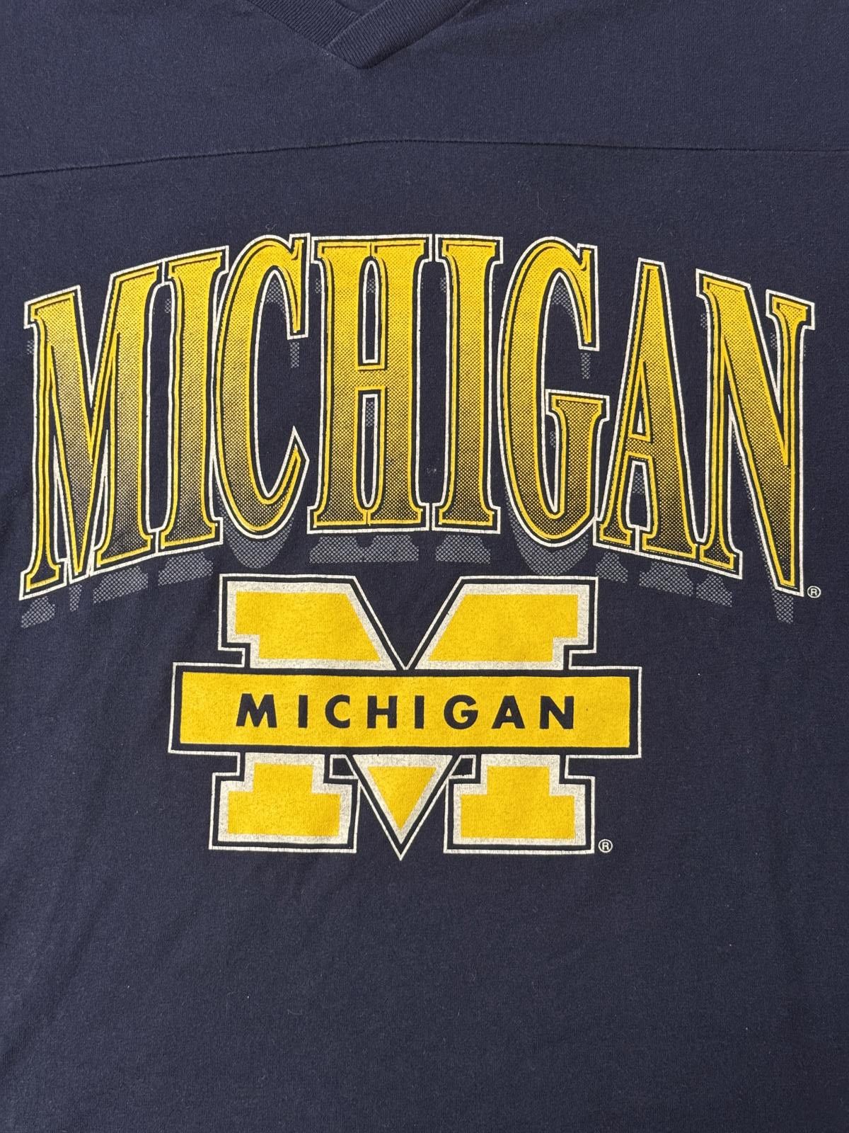 Logo 7 VTG 90s University of Michigan Wolverines T-shirt Jersey XL Size US XL / EU 56 / 4 - 3 Thumbnail