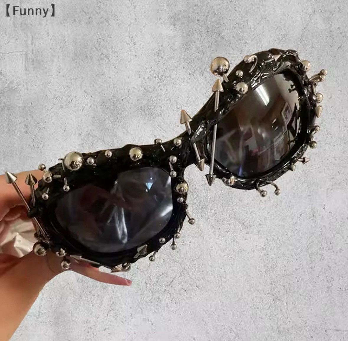Vintage Trendy Punk Style Outdoor Sunglasses Size ONE SIZE - 2 Thumbnail