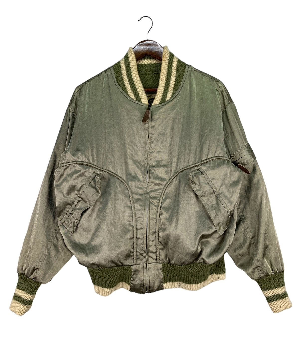 image of Avant Garde x Nicole Club Nicole Monsieur Riversible Jacket in Green, Men's (Size Medium)