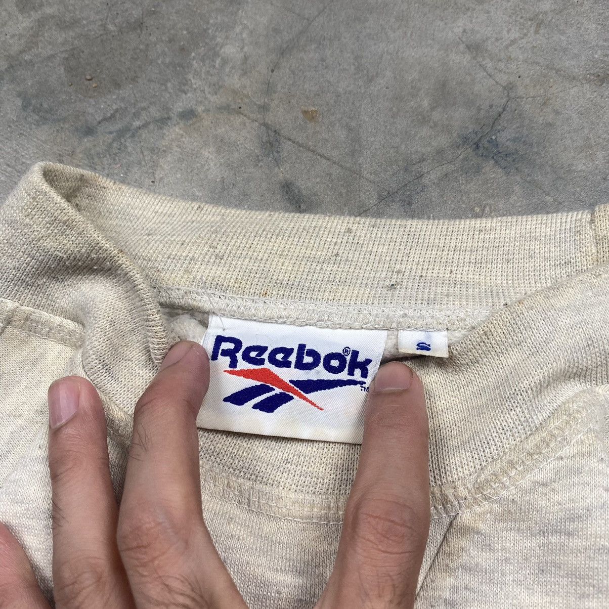 Reebok × Vintage 90s Reebok Big Logo Boxy Crewneck Size US L / EU 52-54 / 3 - 6 Thumbnail
