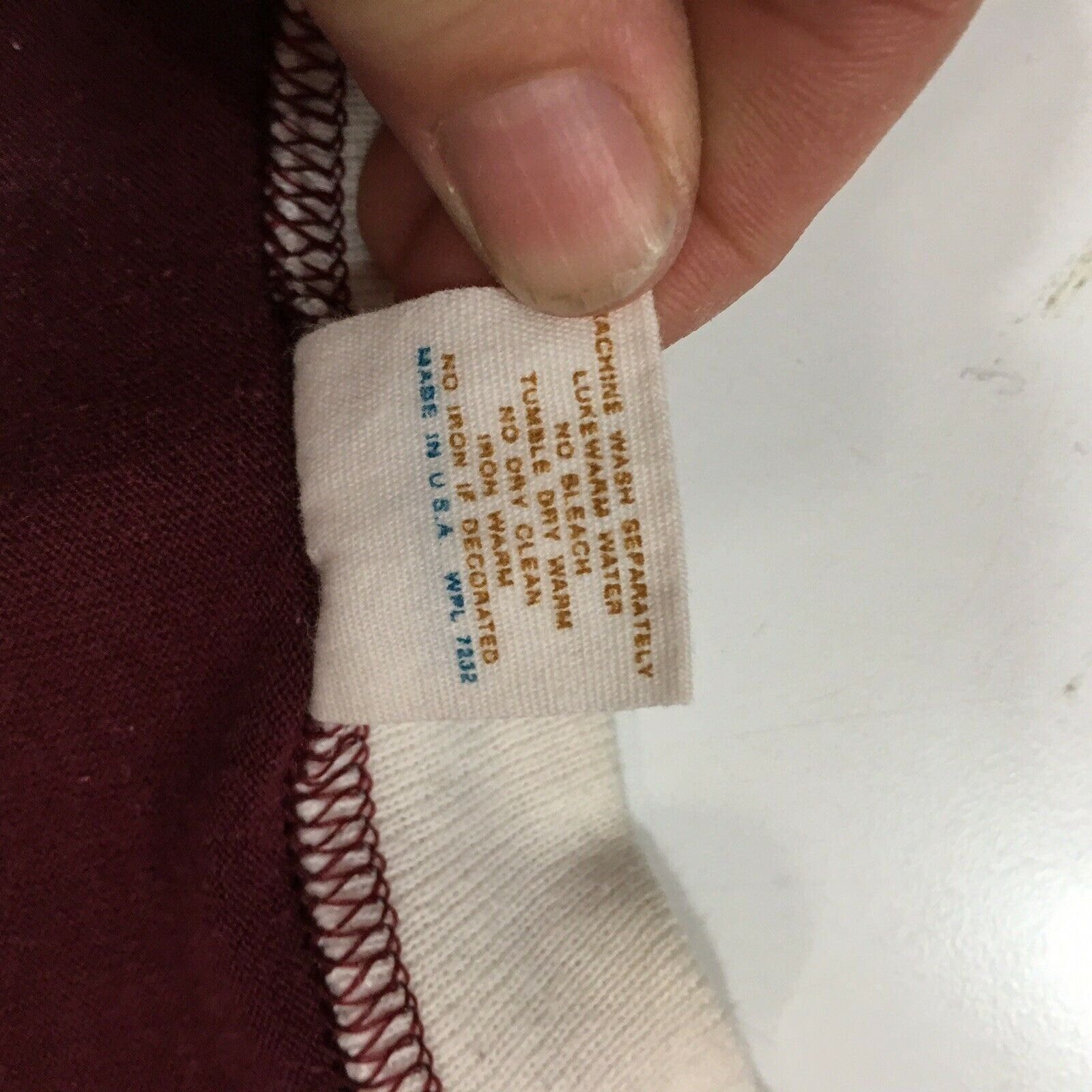 Other 70's Texas A&M College Station AMERICAN 50/50 RINGER T Shirt Size US L / EU 52-54 / 3 - 3 Thumbnail