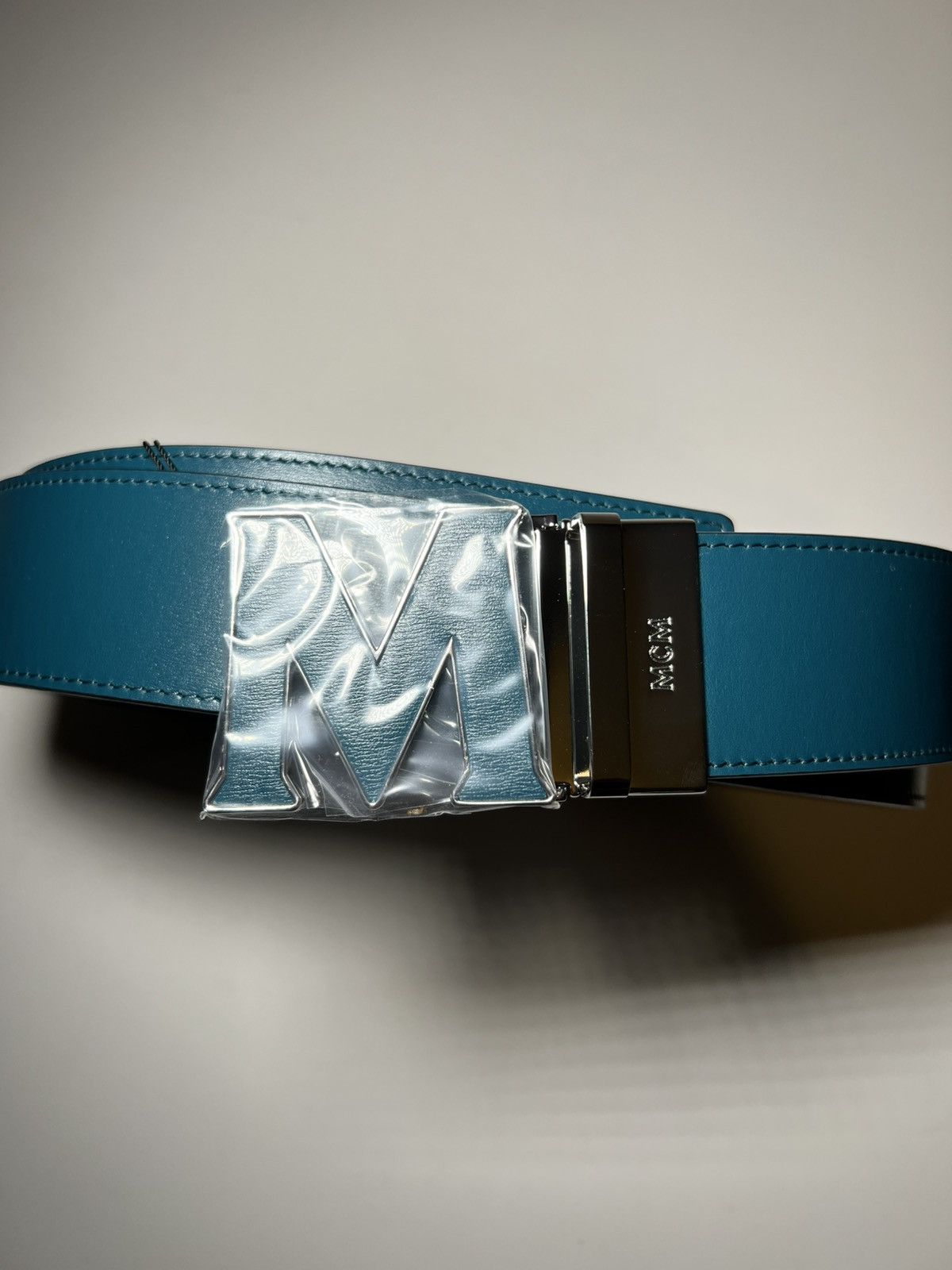 MCM MCM Reversible Belt Blue/Black. M Buckle New Size ONE SIZE - 10 Thumbnail