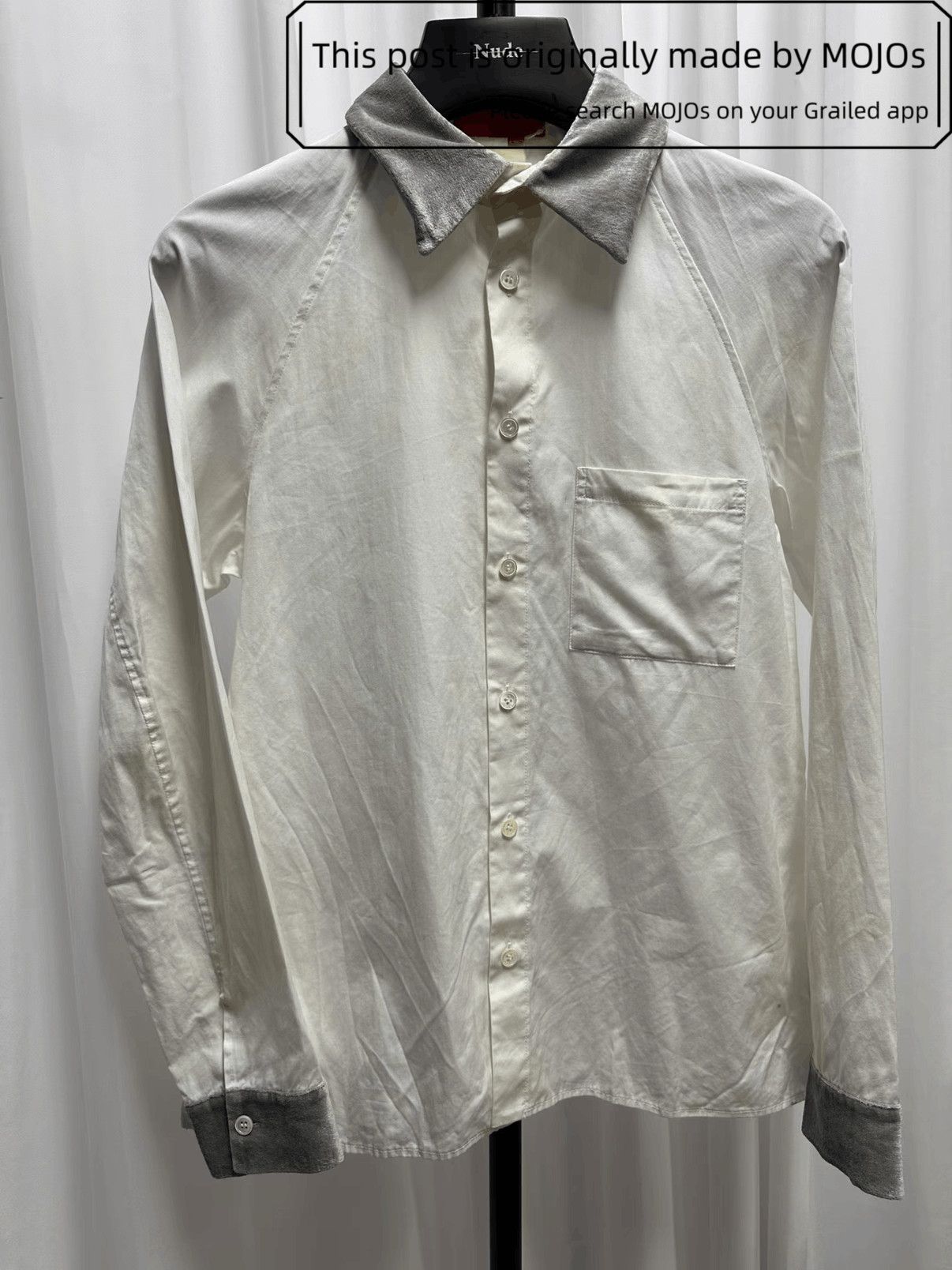 Sz 3 Yohji Yamamoto Y's Velvet Joint Shirt mojos1237547