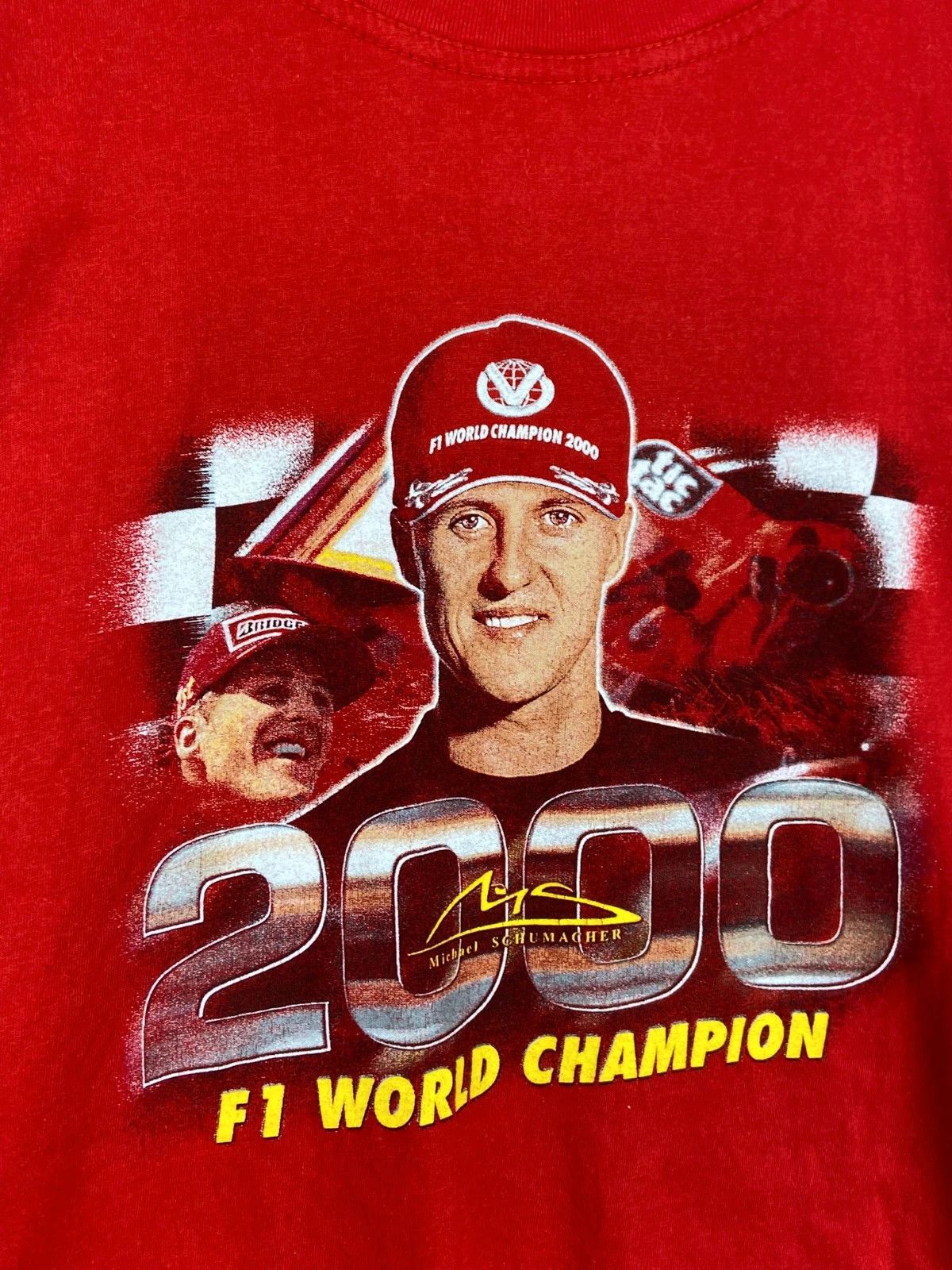 Other Michael Schumacher tee F1 racing Ferrari motorsport vintage Size US L / EU 52-54 / 3 - 2 Thumbnail