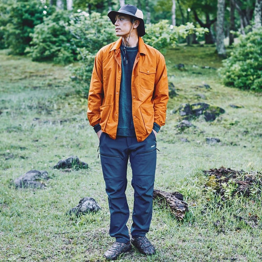 Beams Plus Fuwatech Reversible Shirt Jacket Blue Green Size US L / EU 52-54 / 3 - 21 Thumbnail