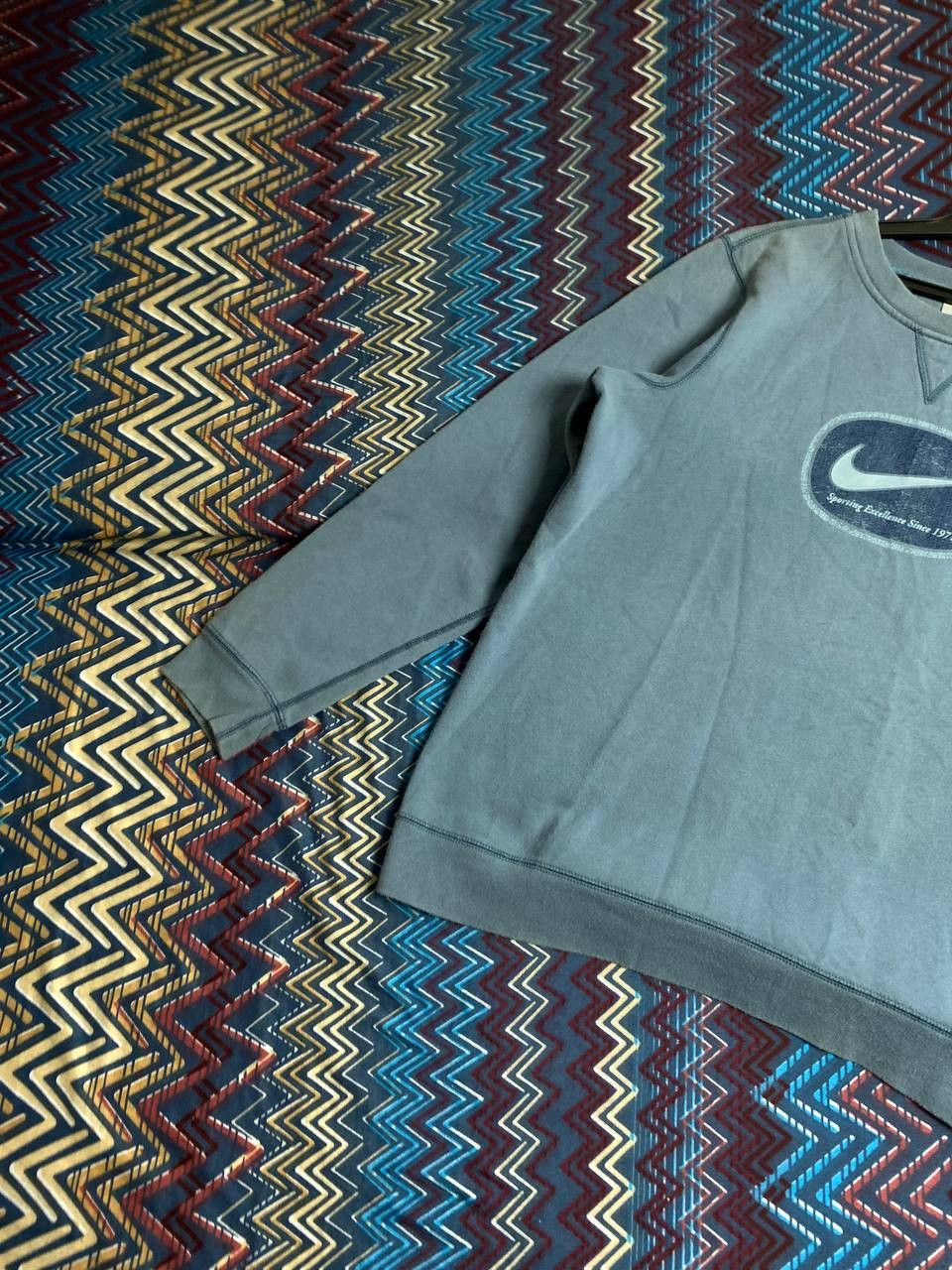 Nike × Vintage Nike Vintage Big Logo Sweatshirt Size US S / EU 44-46 / 1 - 18 Thumbnail
