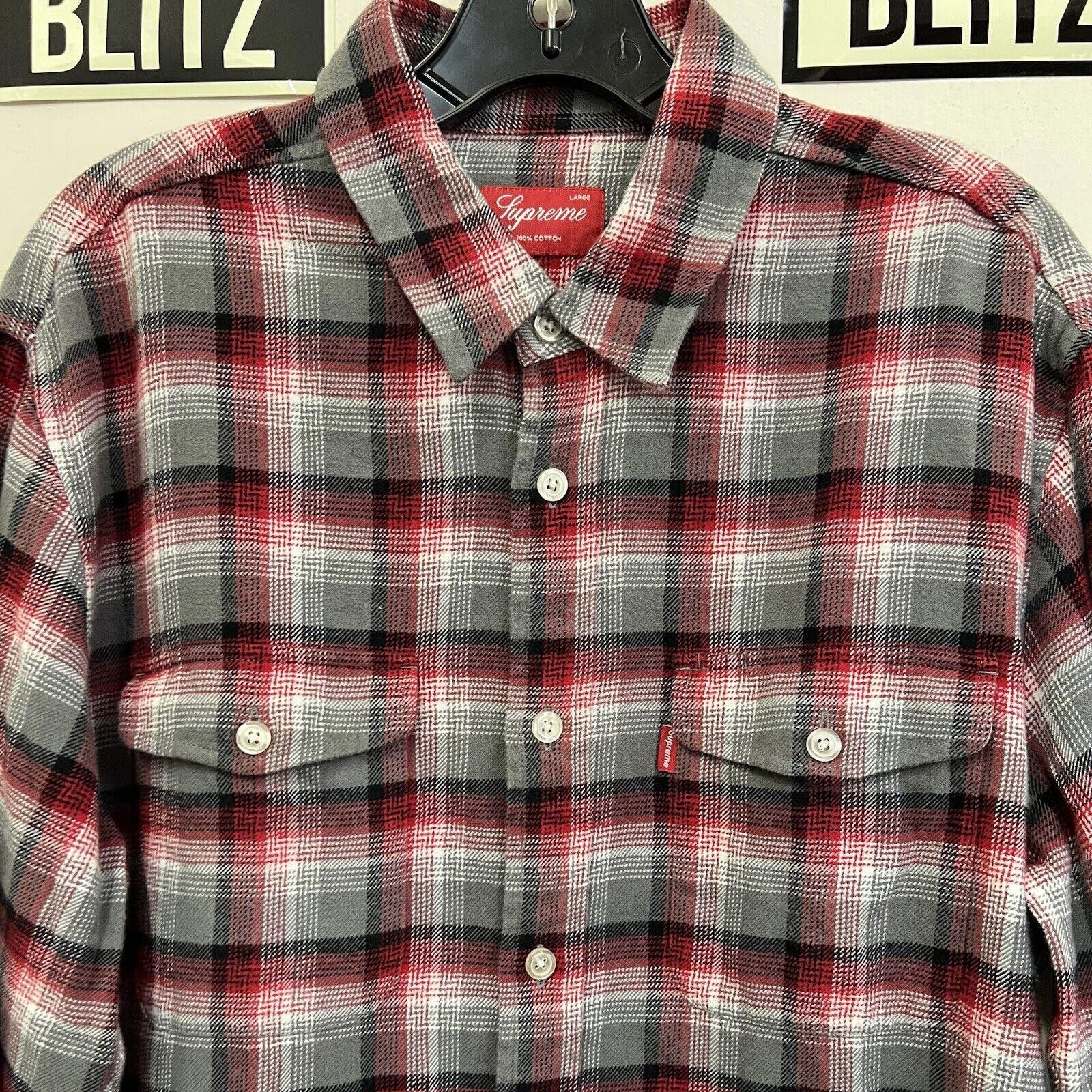 Supreme Supreme Cotton Plaid Flannel Sz Large Size US L / EU 52-54 / 3 - 1 Thumbnail