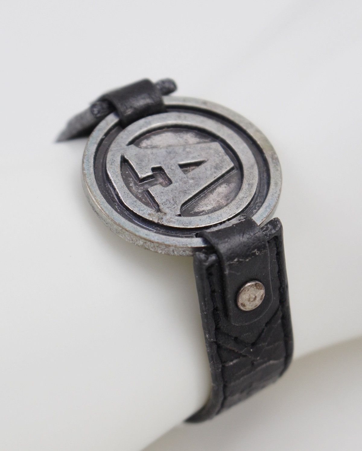 Hysteric Glamour 2000S BACKS JAPAN "A" LOGO LEATHER BRACELET Size ONE SIZE - 4 Thumbnail