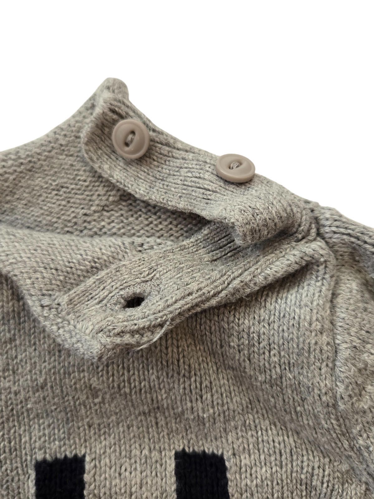 Gap Baby Gap Sweater Long Sleeved Heart U Gray 3-6 Months Size ONE SIZE - 2 Thumbnail