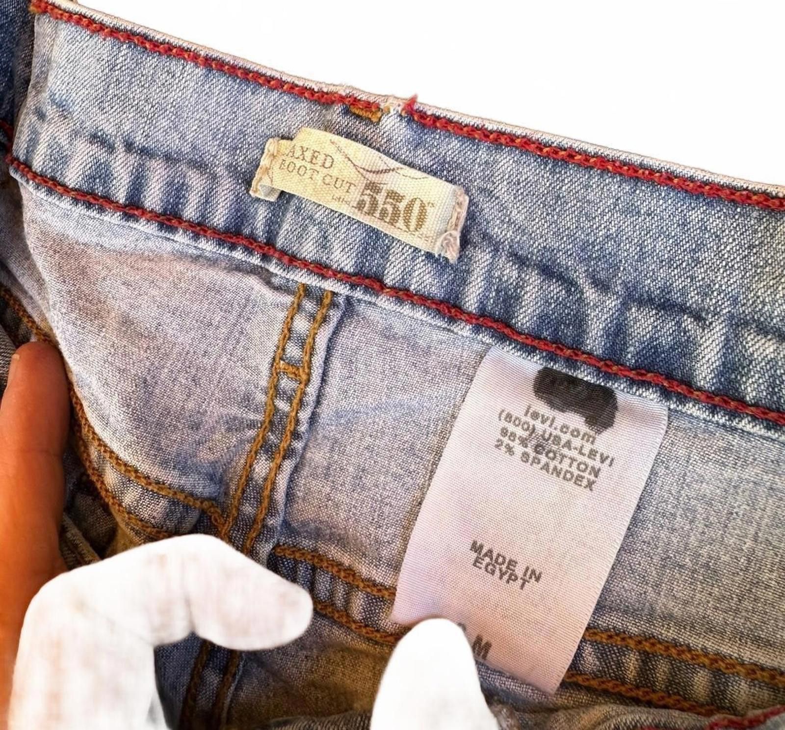Levi's Levi’s 550 Vintage Jeans 1998 High Rise Tapered Size 30" / US 8 / IT 44 - 2 Thumbnail
