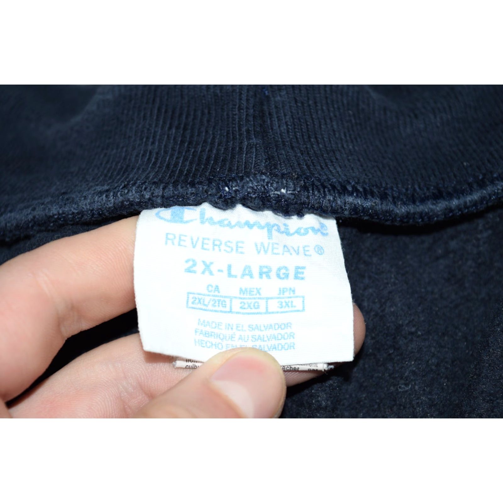 Champion CHAMPION BIG C LOGO REVERSE WEAVE CUT OFF SHORTS NAVY BLUE MENS 2XL COTTON RARE Size US 38 / EU 54 - 3 Thumbnail
