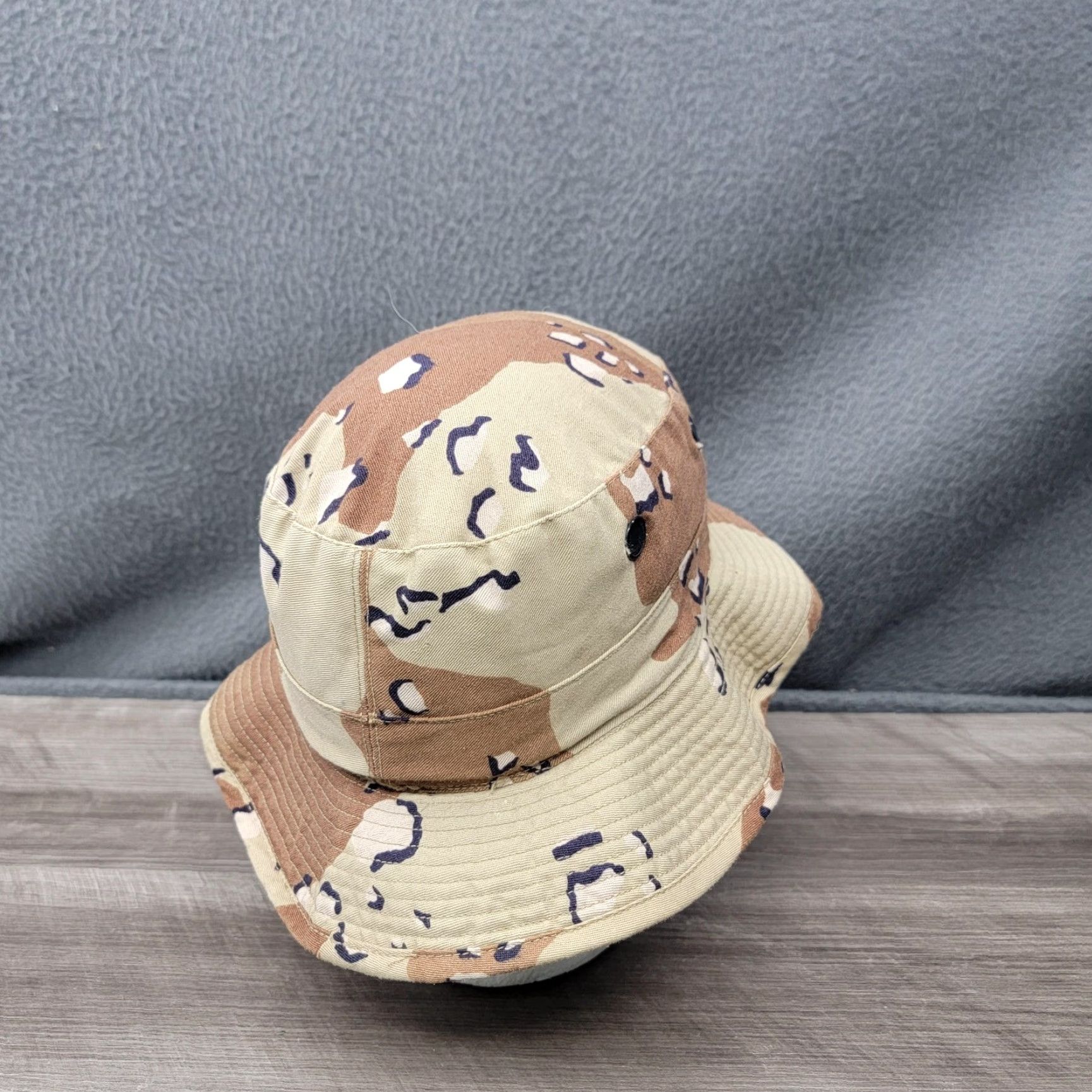 Vintage VINTAGE US Military Hat Boonie Bucket Fitted Mens Small Brown Desert Camo 90s Size ONE SIZE - 3 Thumbnail