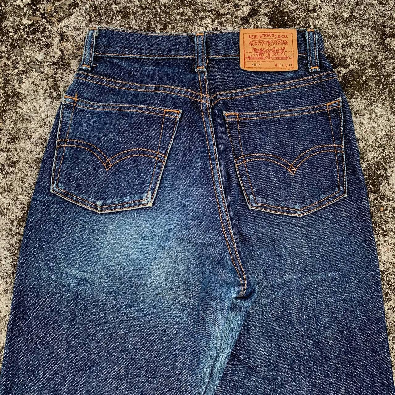 Levi's Vintage Clothing Vintage Levis 515 Jeans Blue Wash Denim Distressed Size US 27 - 5 Thumbnail