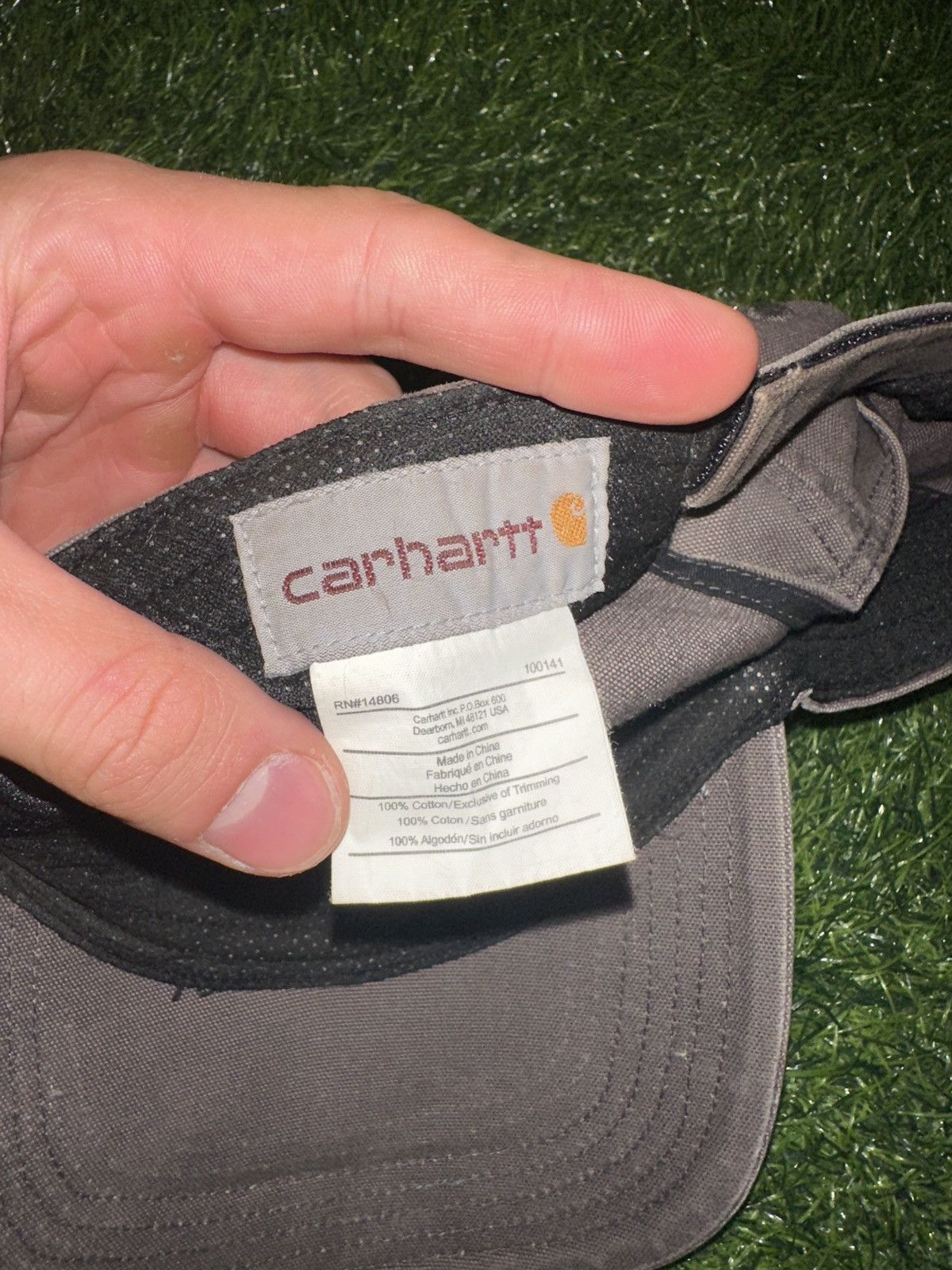 Carhartt Carhartt workwear adjustable velcro hat Size ONE SIZE - 6 Thumbnail