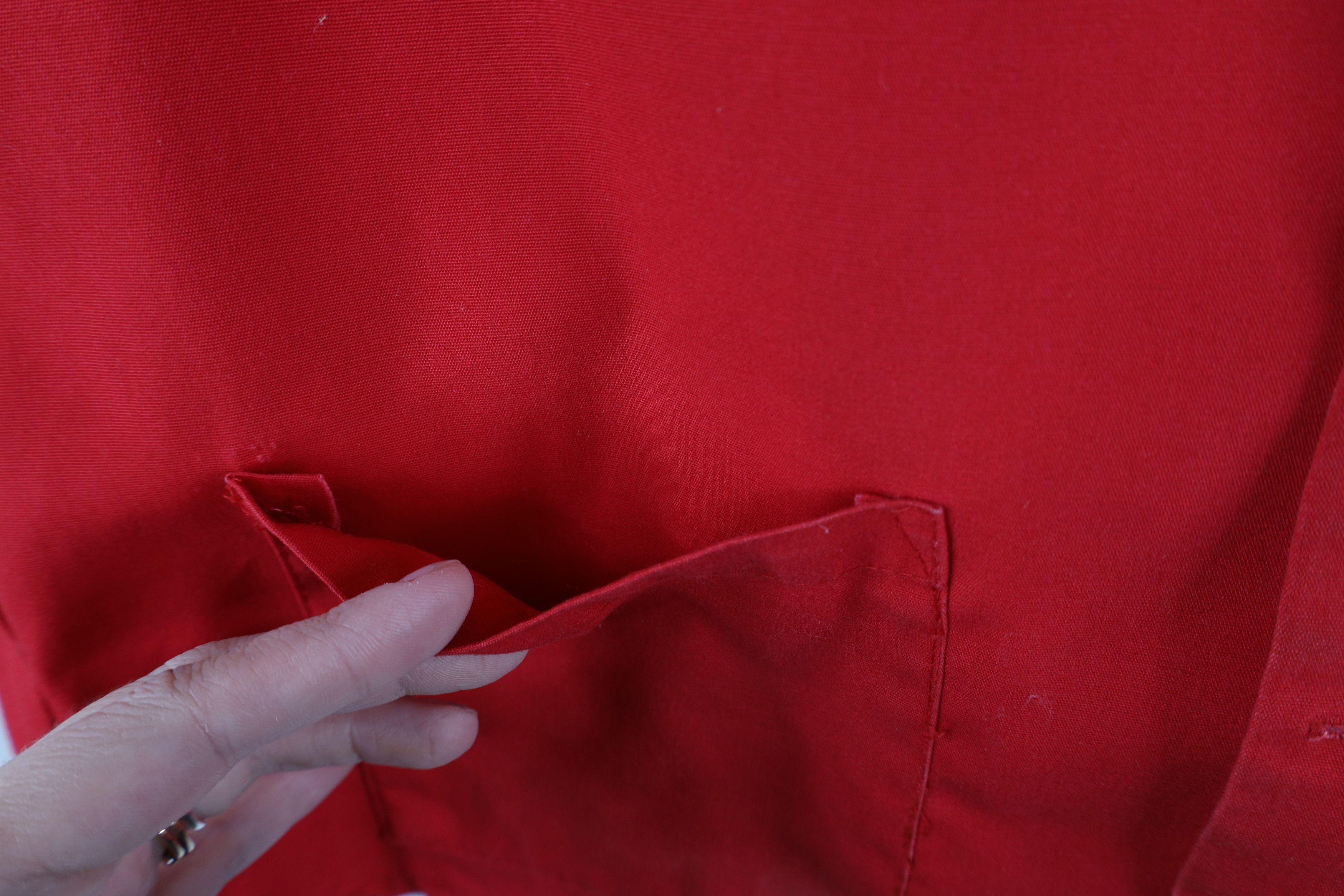 Vintage Vintage 90s Streetwear Super K Mart Center Greeter Vest Red Size US L / EU 52-54 / 3 - 5 Thumbnail