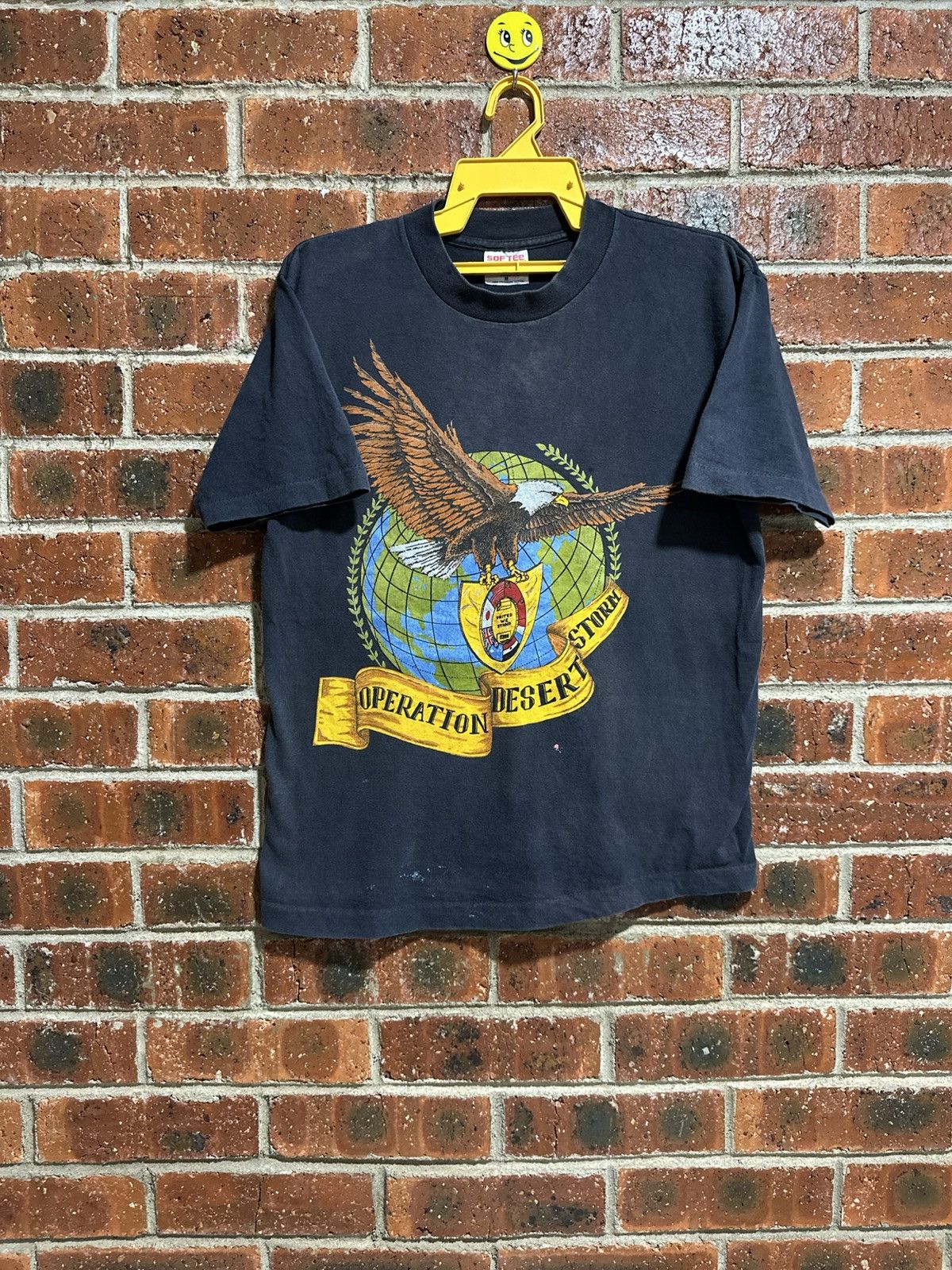 Third & Army Vintage 90s Operation Desert Storm Faded Tee Size US M / EU 48-50 / 2 - 1 Thumbnail