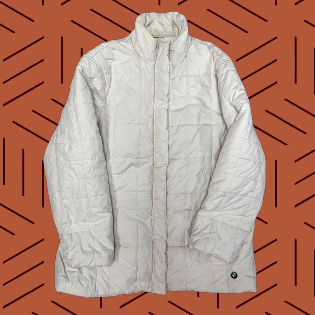 BMW VINTAGE BMW Jacket Puffer White Women’s XL Size XL / US 12-14 / IT 48-50 - 1 Thumbnail
