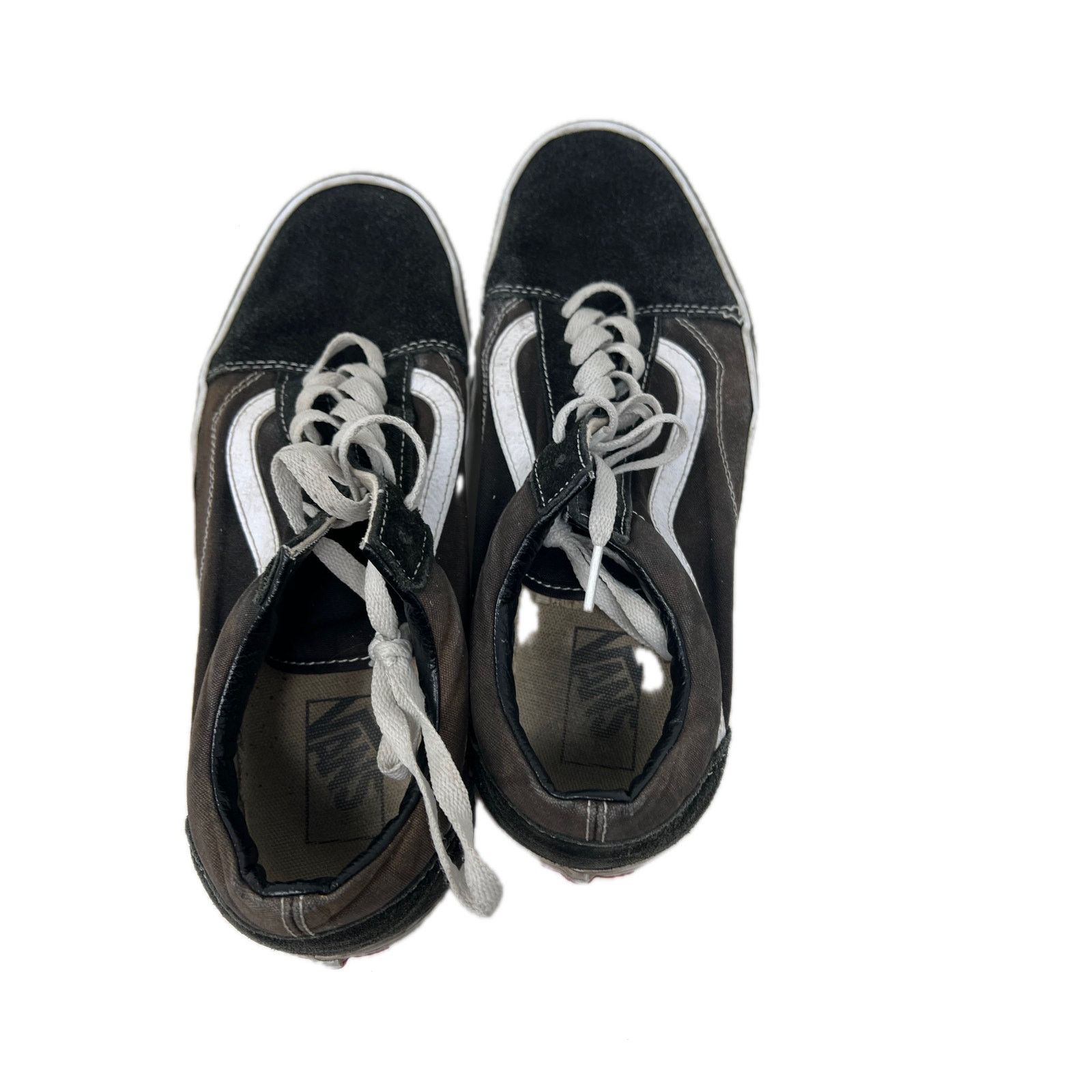 Vans Vans Old Skool Black Suede w Leather Stripe Mens 9.5 Size US 9.5 / EU 42-43 - 6 Thumbnail