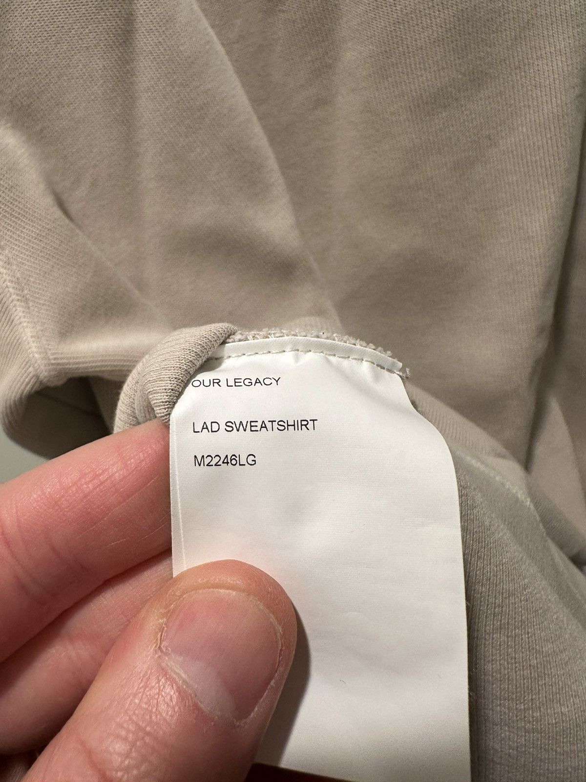 Our Legacy Our Legacy Lad Sweatshirt Size US XXL / EU 58 / 5 - 6 Thumbnail