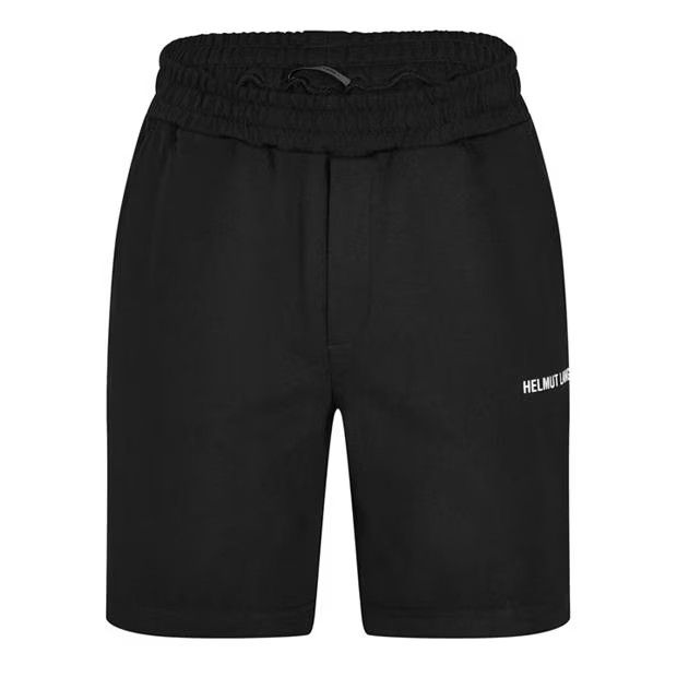 image of Helmut Lang O1G2R1Mq0524 Logo Shorts In Black, Men's (Size 32)