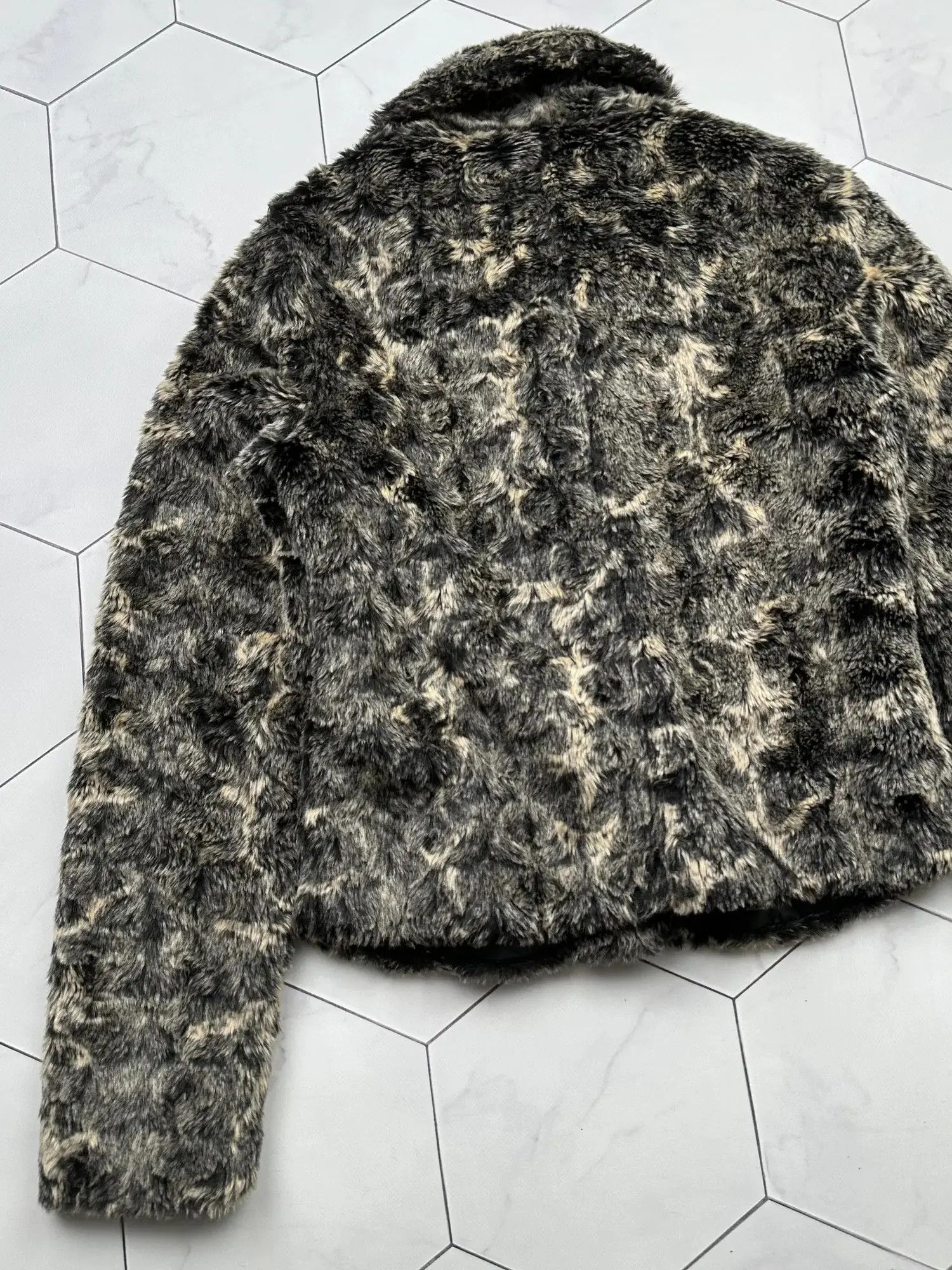 Japanese Brand Vintage Faux Fur Cropped Jacket (B444)D15E2 Size S / US 4 / IT 40 - 6 Thumbnail
