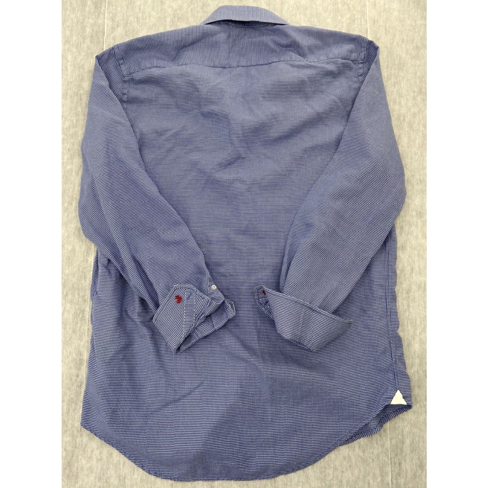Robert Graham Robert Graham Shirt Adult 42/16.5 Blue 3D Pattern Button-Front Long Sleeve Mens Colorful Logo 100% Cotton Regular Fit Size US L / EU 52-54 / 3 - 2 Thumbnail