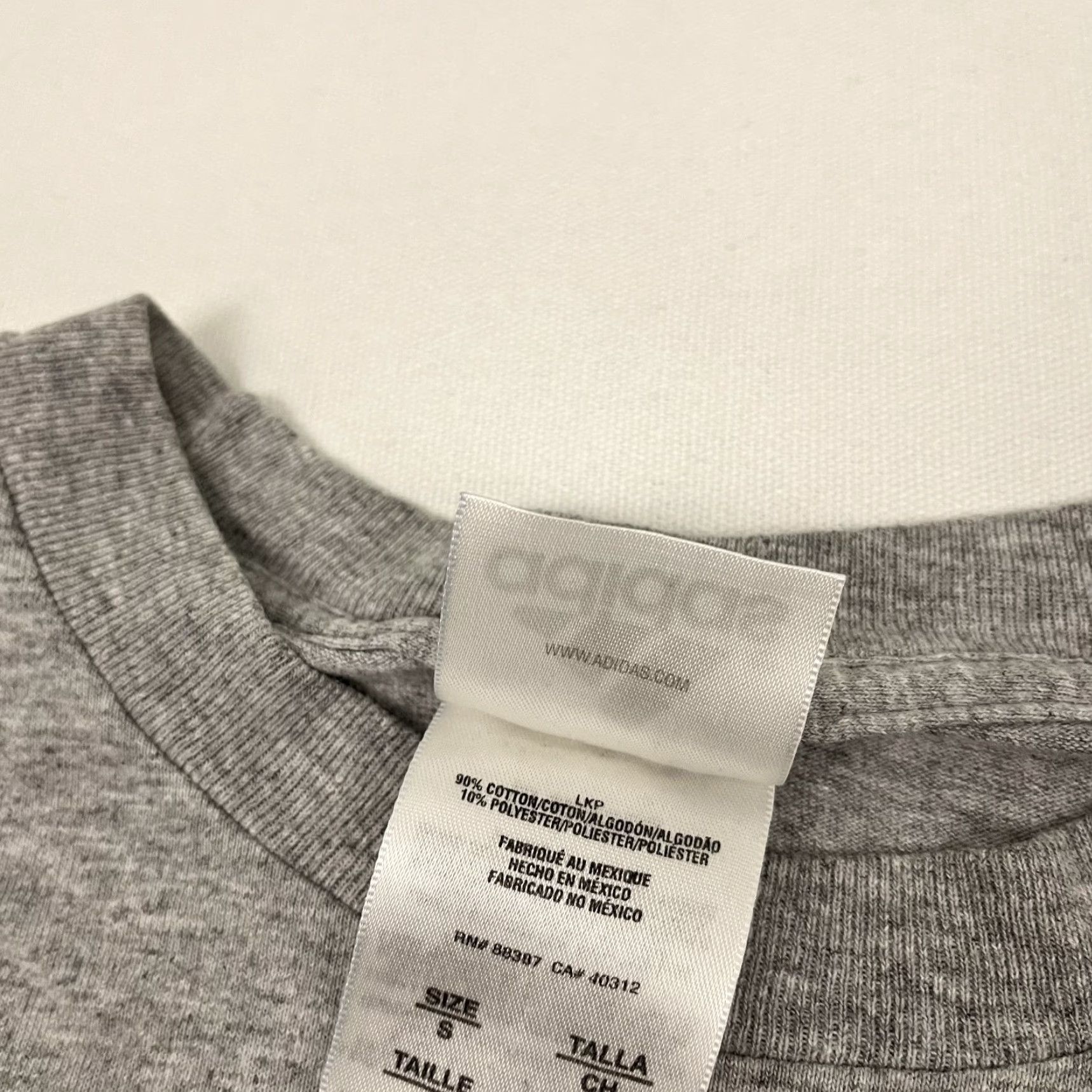 Adidas VINTAGE adidas Shirt Mens Small Gray Soccer Big Logo Retro Graphic Tee Long Sleeve Size US S / EU 44-46 / 1 - 7 Thumbnail