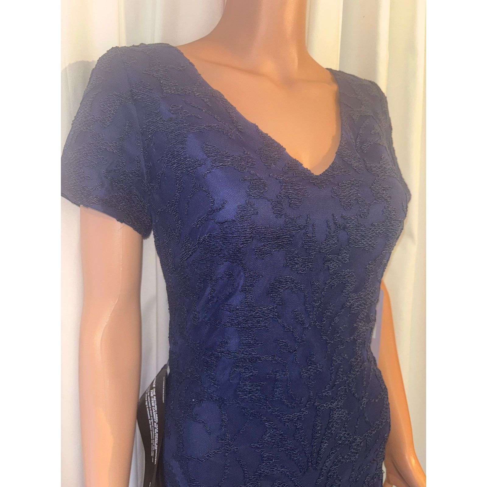 The Unbranded Brand JS Collections Embroidered Cord Lace Dress Size Small Size S / US 4 / IT 40 - 3 Thumbnail