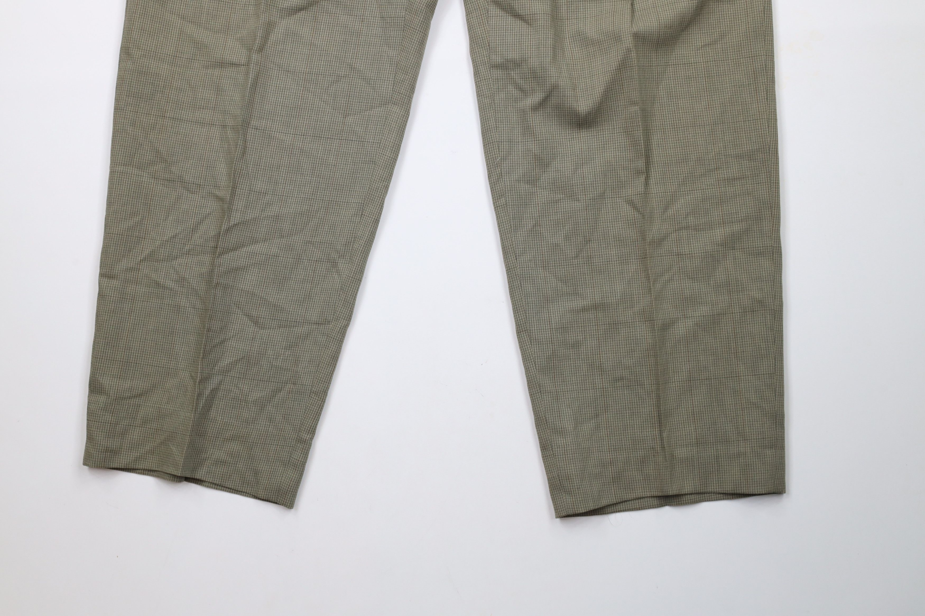 Christian Dior Monsieur × Vintage Vintage 90s Christian Dior Wide Leg Chino Pants Houndstooth Size US 36 / EU 52 - 4 Thumbnail
