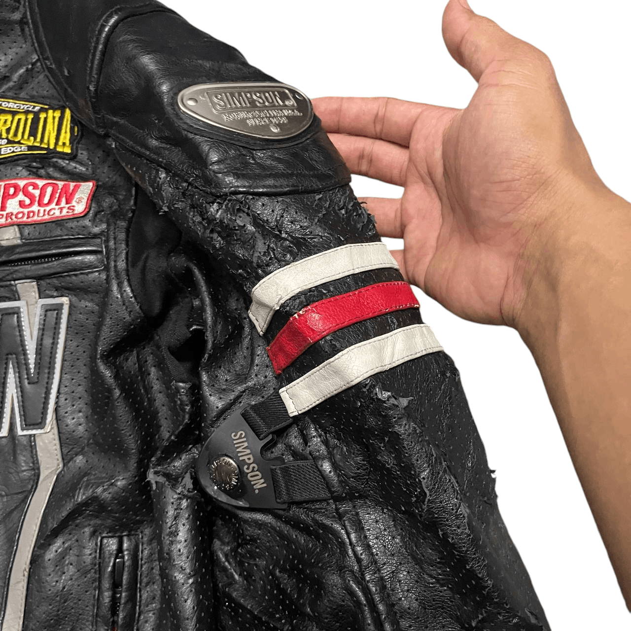 Vintage Simpson Drag Racing Jacket with Padding