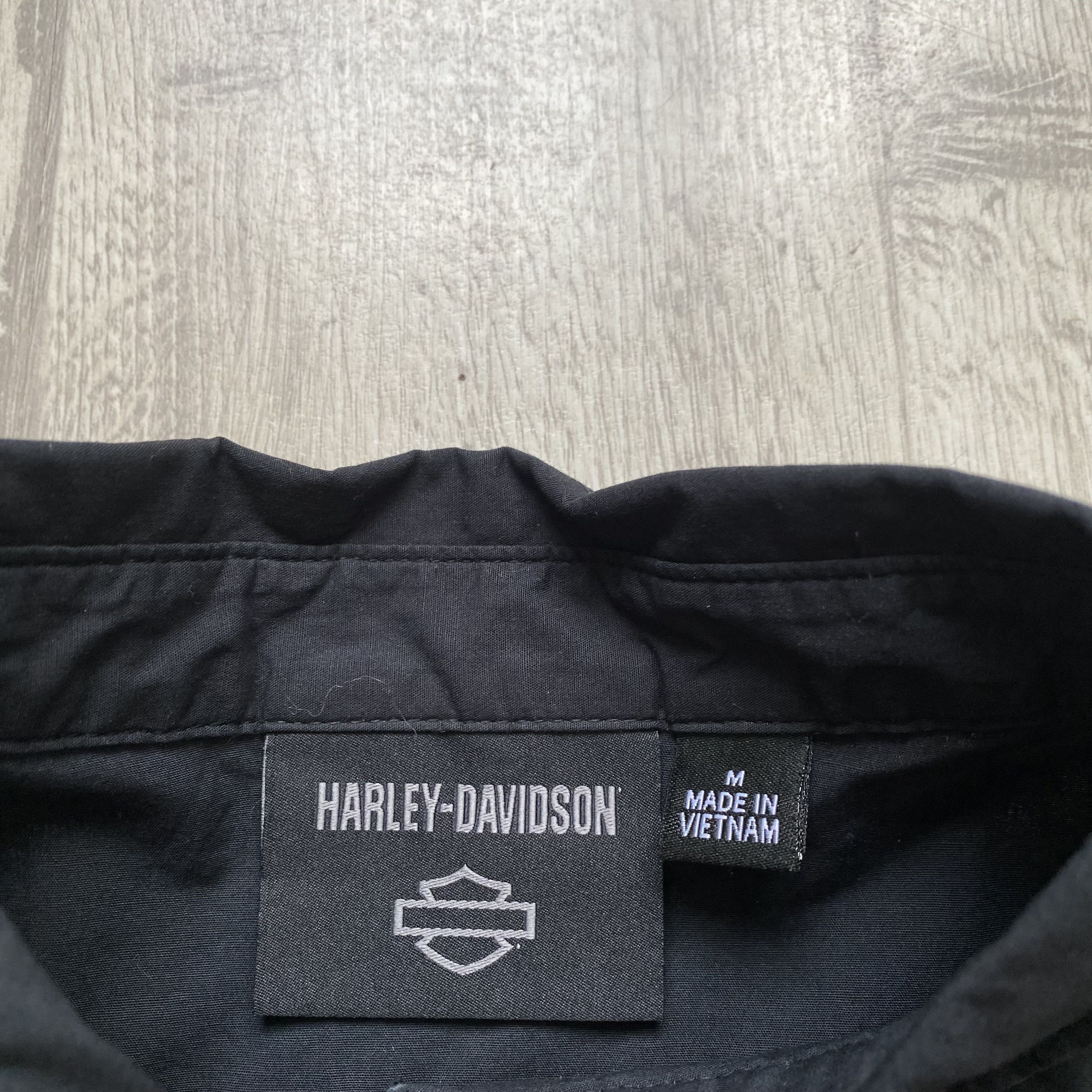 Harley Davidson 🏍️ Vintage 00s Harley Davidson Shirt blouse Big Logo Y2K Size M / US 6-8 / IT 42-44 - 6 Thumbnail