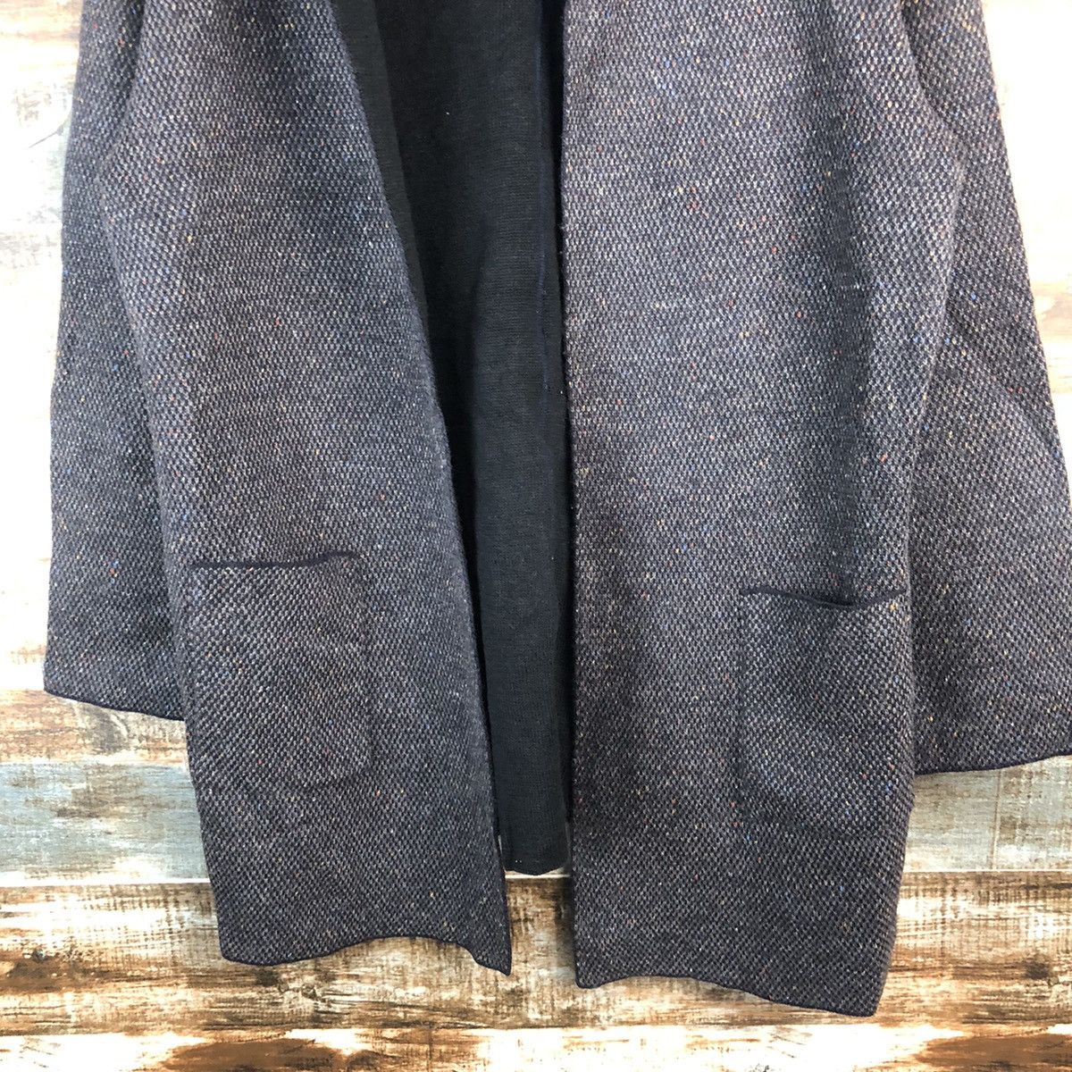 Homespun Knitwear DL Japan vintage cardigan hoodie Gray Knitwear #C533 Size US M / EU 48-50 / 2 - 6 Thumbnail