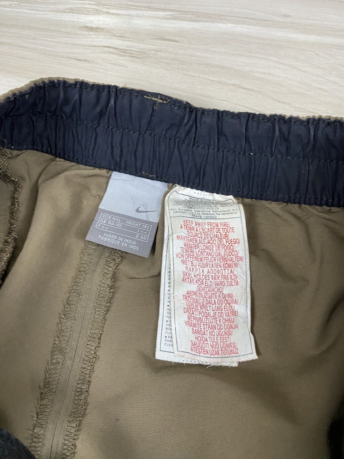 Nike Y2K Nike Nylon Pants Track Drill 00s Logo Swoosh Size US 36 / EU 52 - 10 Thumbnail
