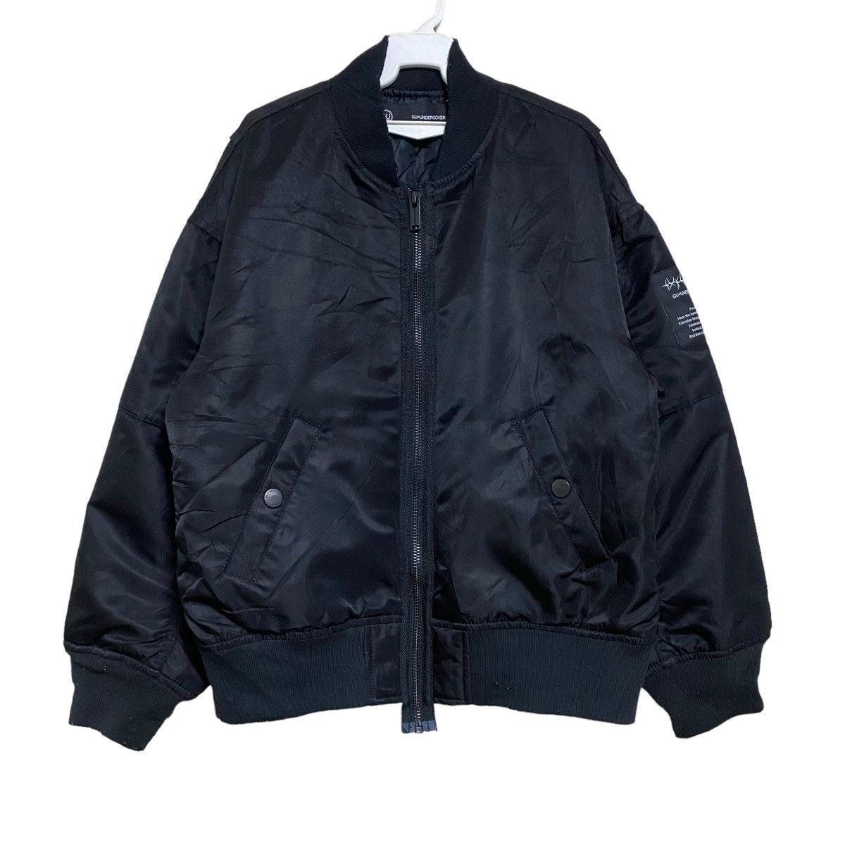 Undercover GU Undercover Freedom Noise MA-1 Bomber Jacket | Grailed