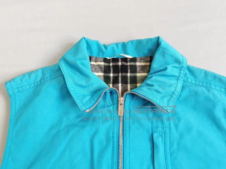 Hermes Hermes Men's vest jacket, light blue, fully lined with 100 Size US S / EU 44-46 / 1 - 3 Thumbnail