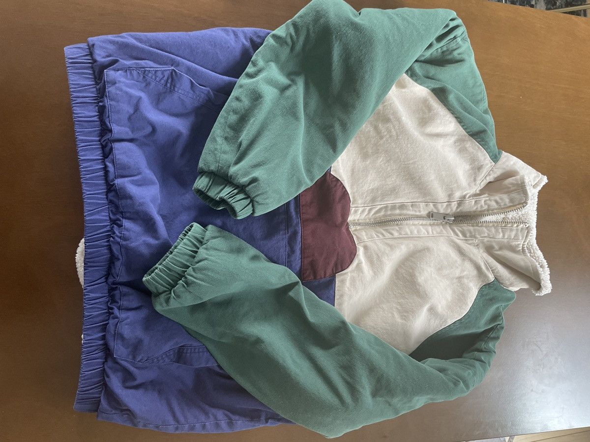Zara Colorful Fleece Quarter-Zip Pull-over Size US L / EU 52-54 / 3 - 2 Thumbnail