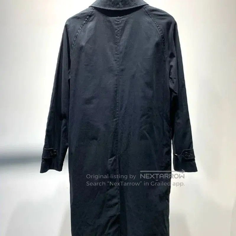 Burberry Burberry Black Cotton Men's Overcoat. Size US M / EU 48-50 / 2 - 7 Thumbnail