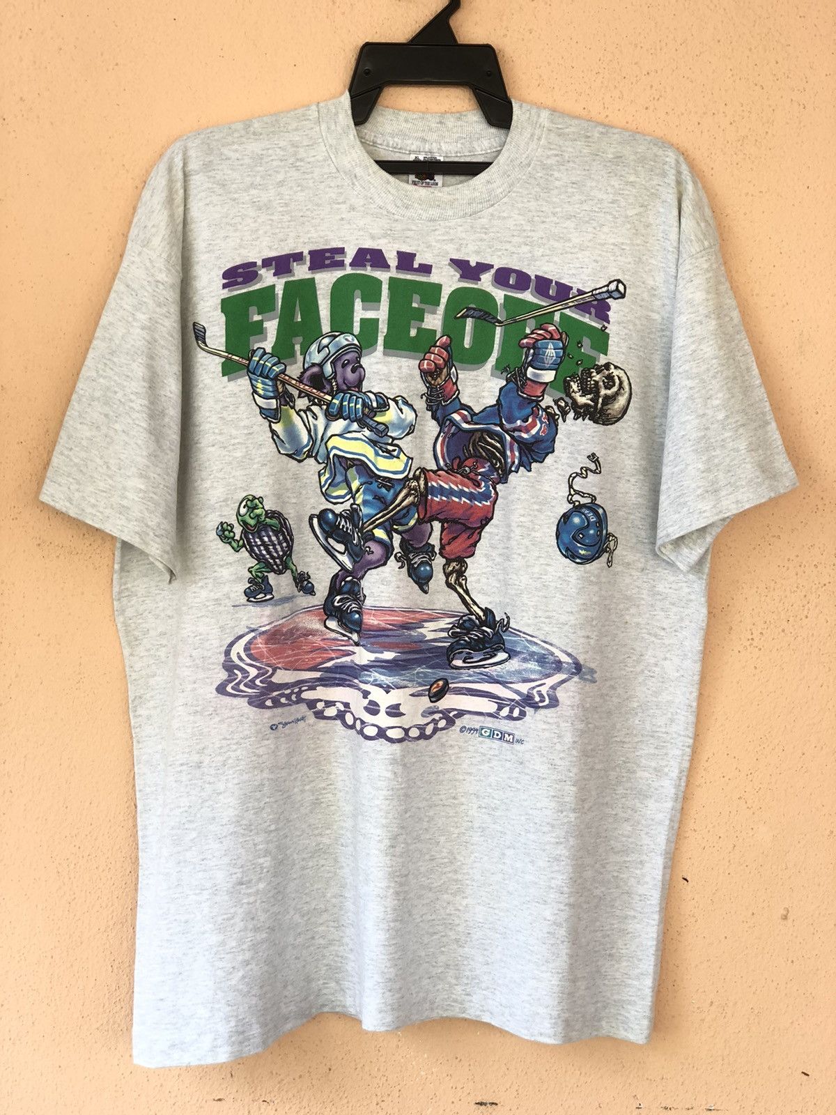 Band Tees Vintage 90s GRATEFUL DEAD steal your faceoff Size US XL / EU 56 / 4 - 2 Thumbnail