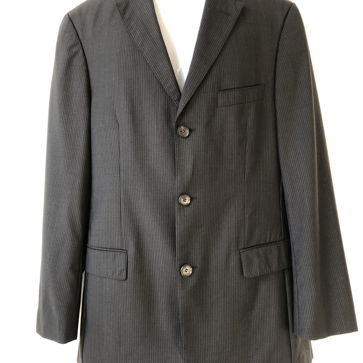 Hugo Boss BOSS HUGO BOSS “ Scorsese/Movie-H” Black Pinstripe Blazer Size 42R - 8 Thumbnail